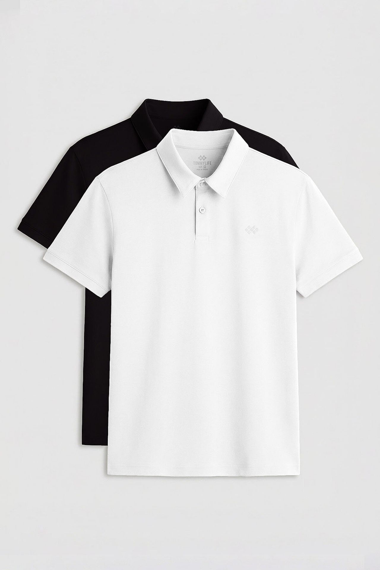 TOMMY Men's Cotton-Blend Polo T-Shirt 1