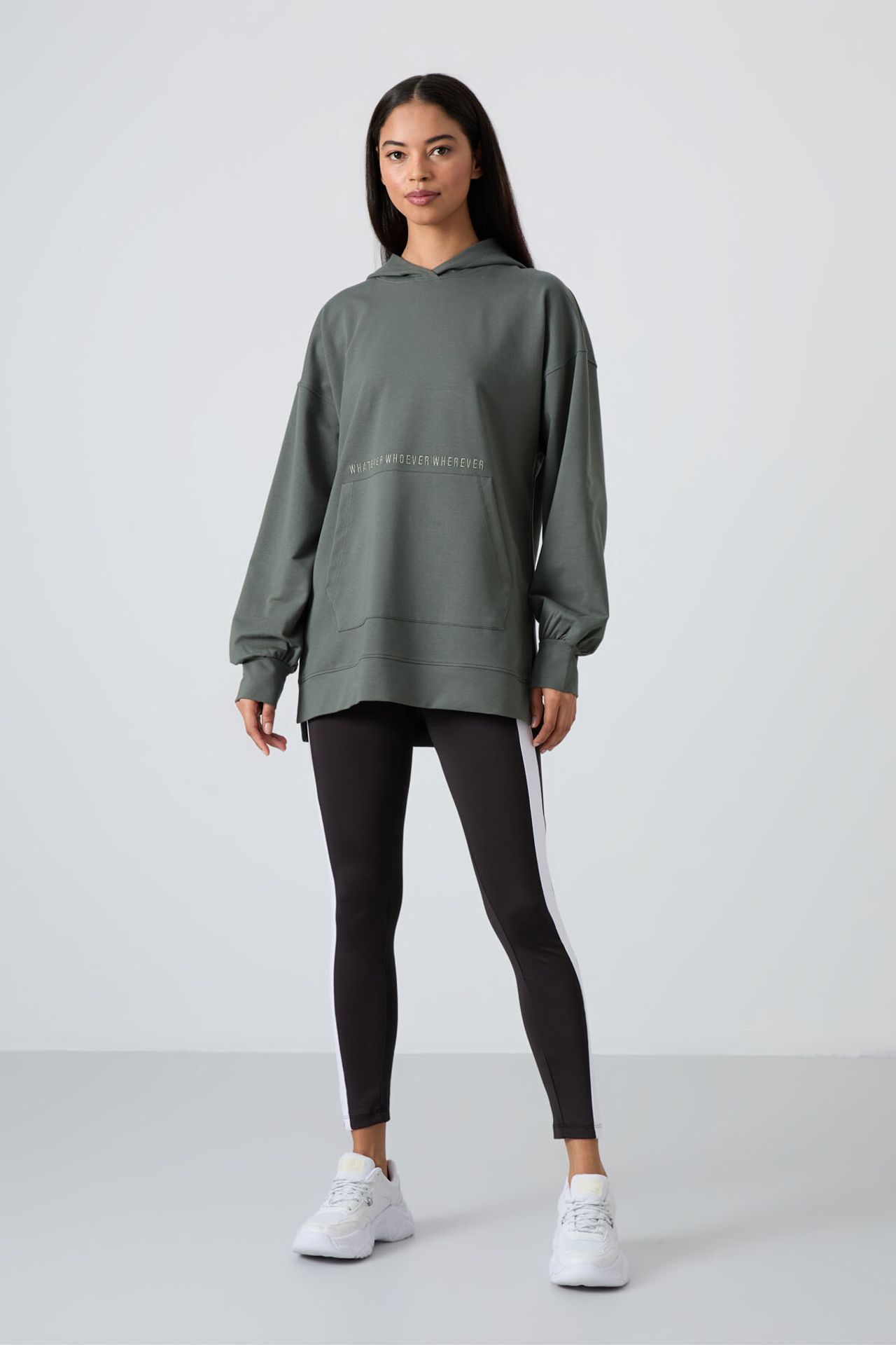 TOMMY Oversized Printed Hooded Sweatshirt 2