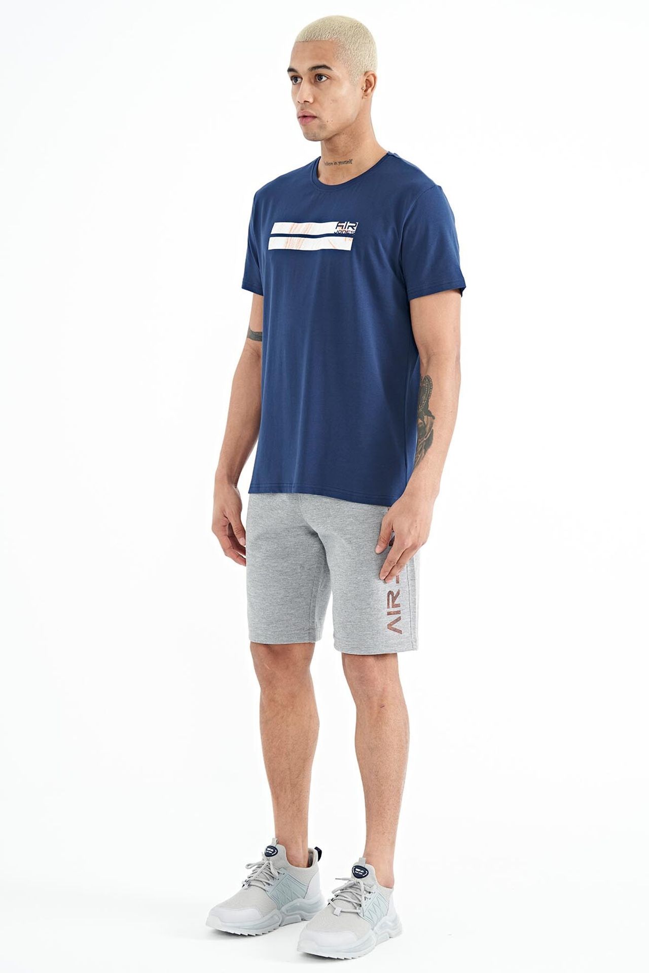 TOMMY Men's Printed Fleece Sweat Shorts 4