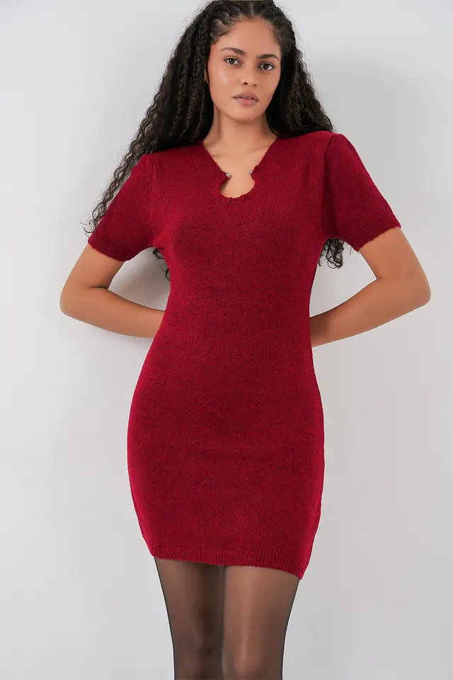 BDART Accessory Detail Bodycon Mini Knitwear Dress