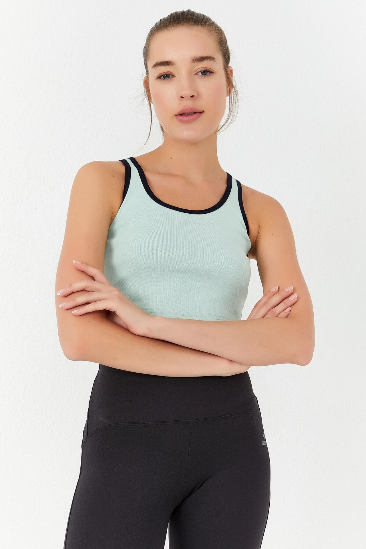 TOMMY Ribbed Sleeveless Crop Top 6