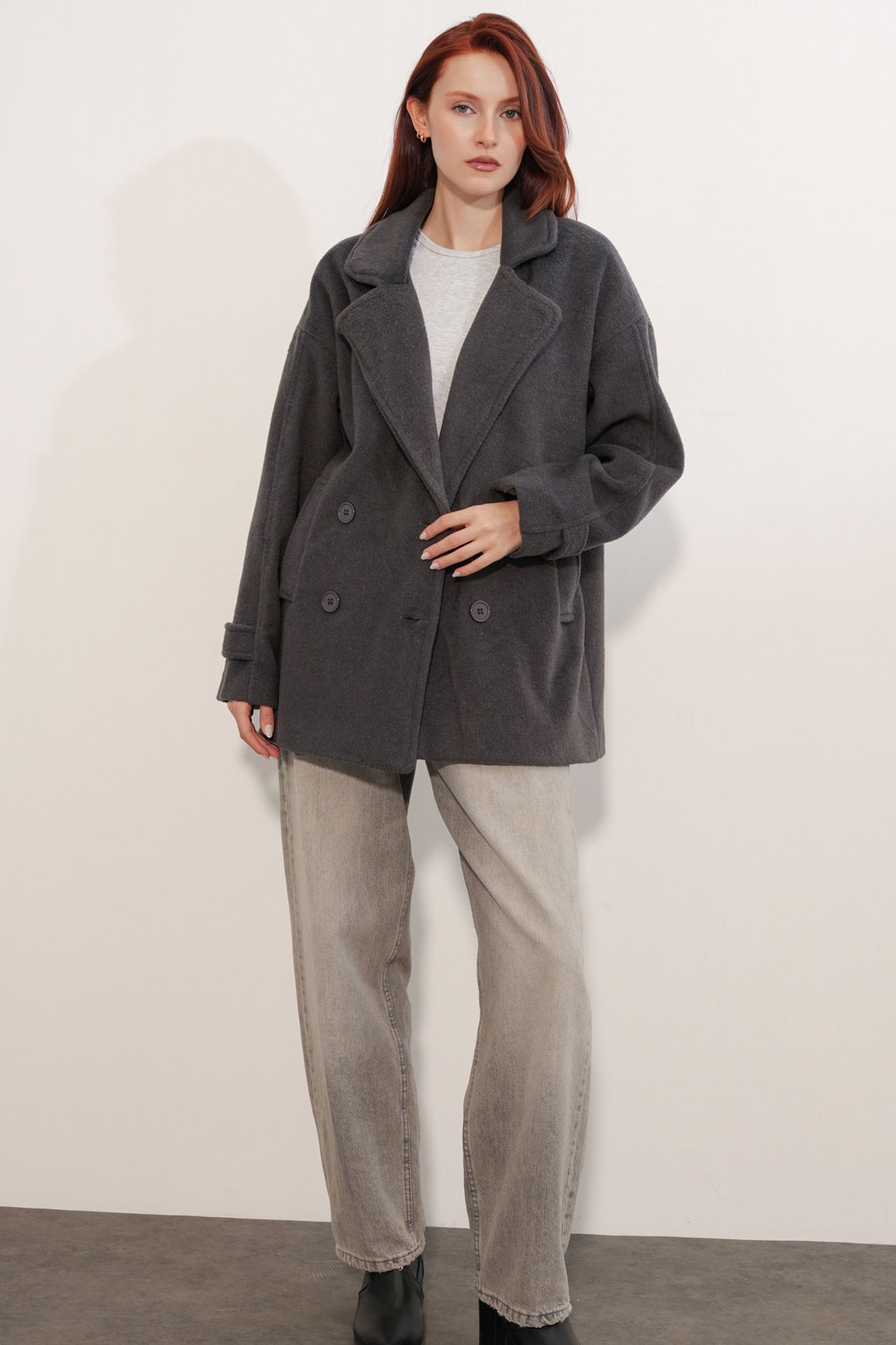 BDART Relaxed Fit Shawl Collar Buttoned Coat 2