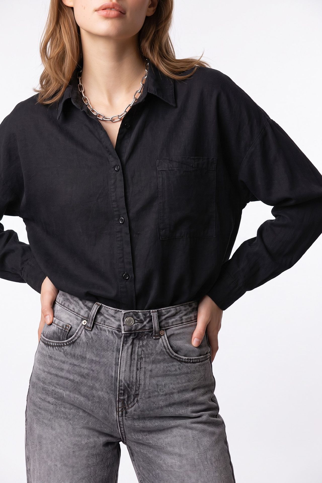 MIXRAY Women's Tencel Shirt 2