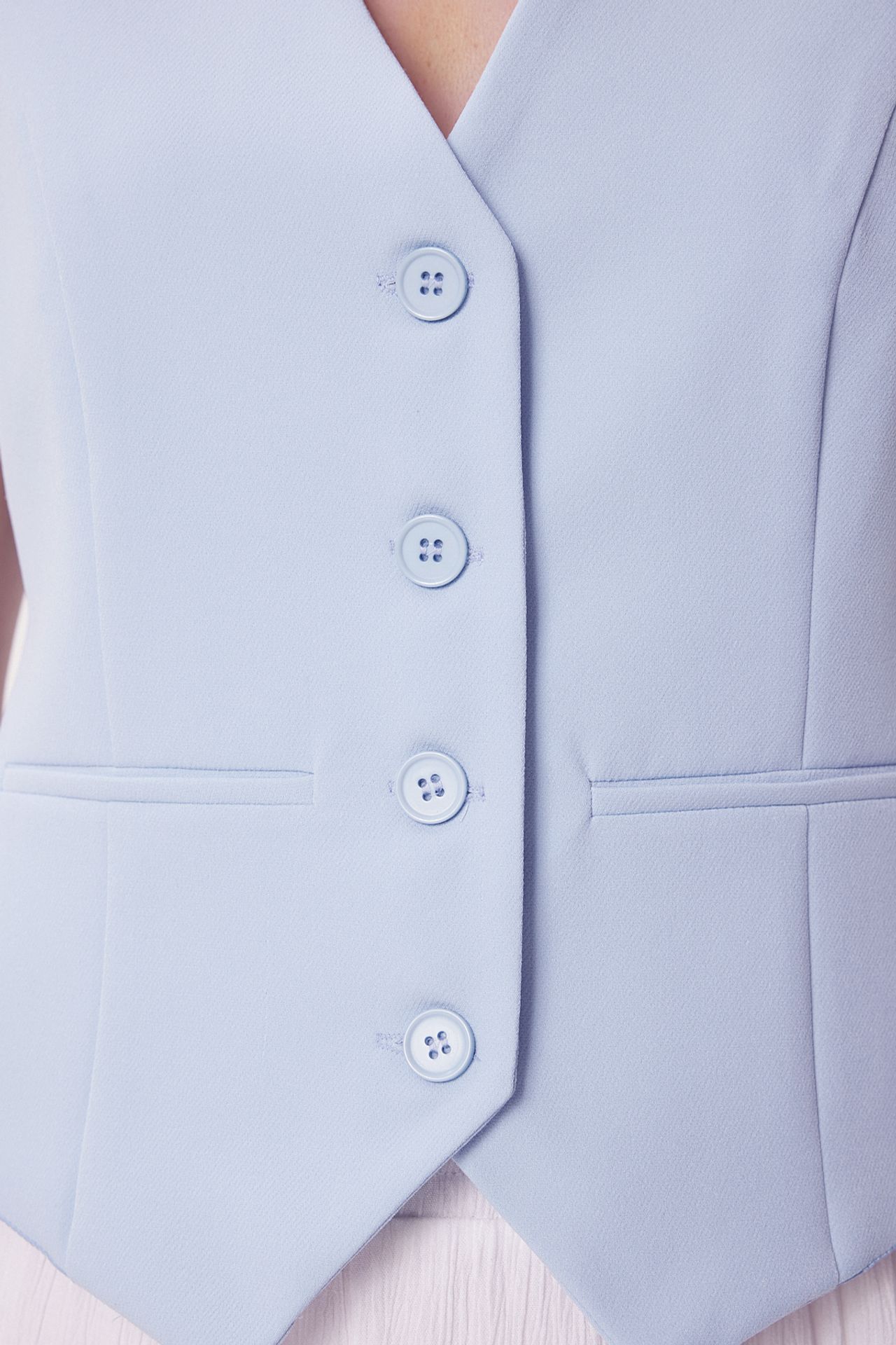 ISTANBUL Crop Button Waistcoat 4