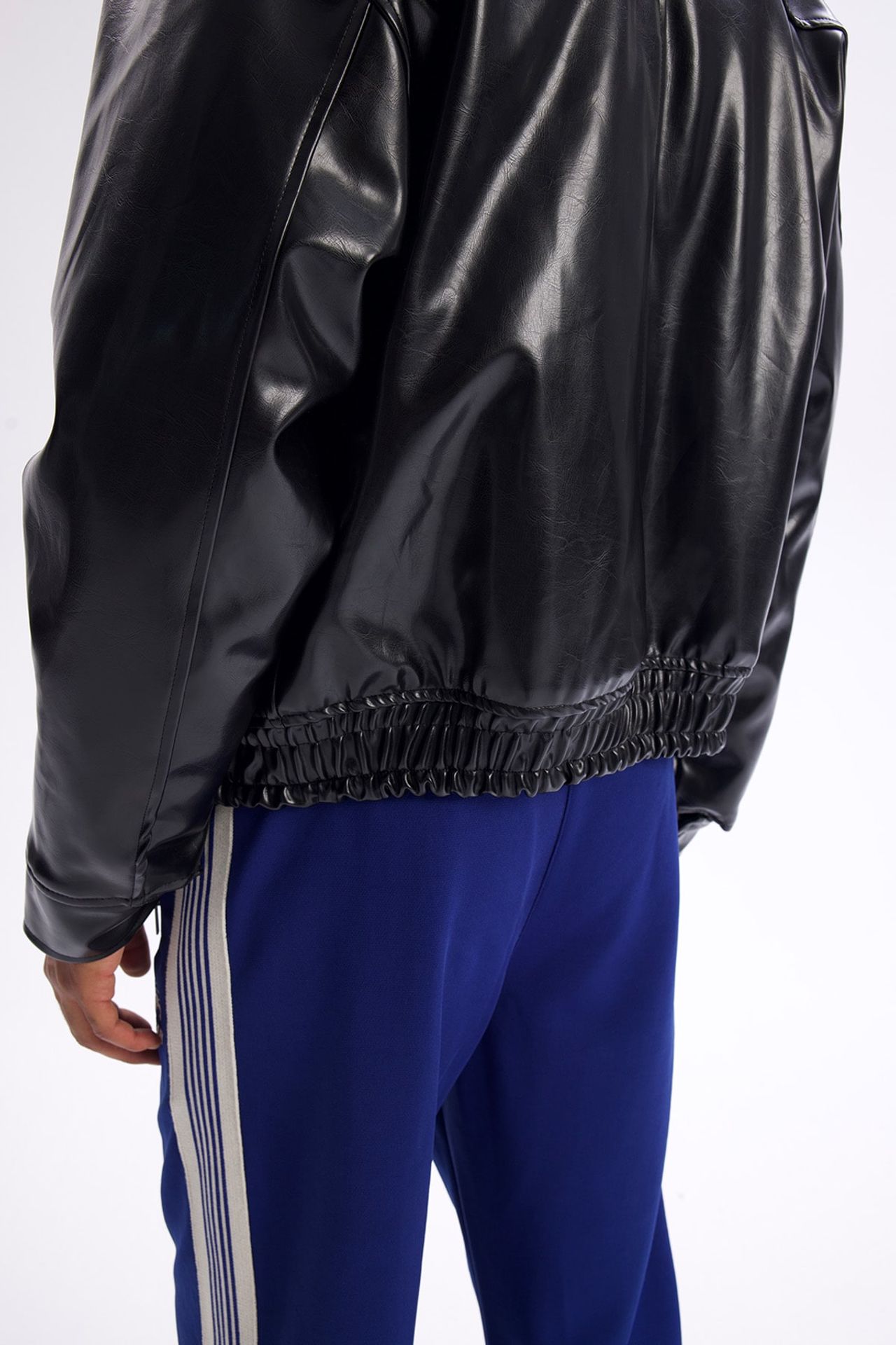 GIESTO Men's Faux Leather Zip Jacket 4
