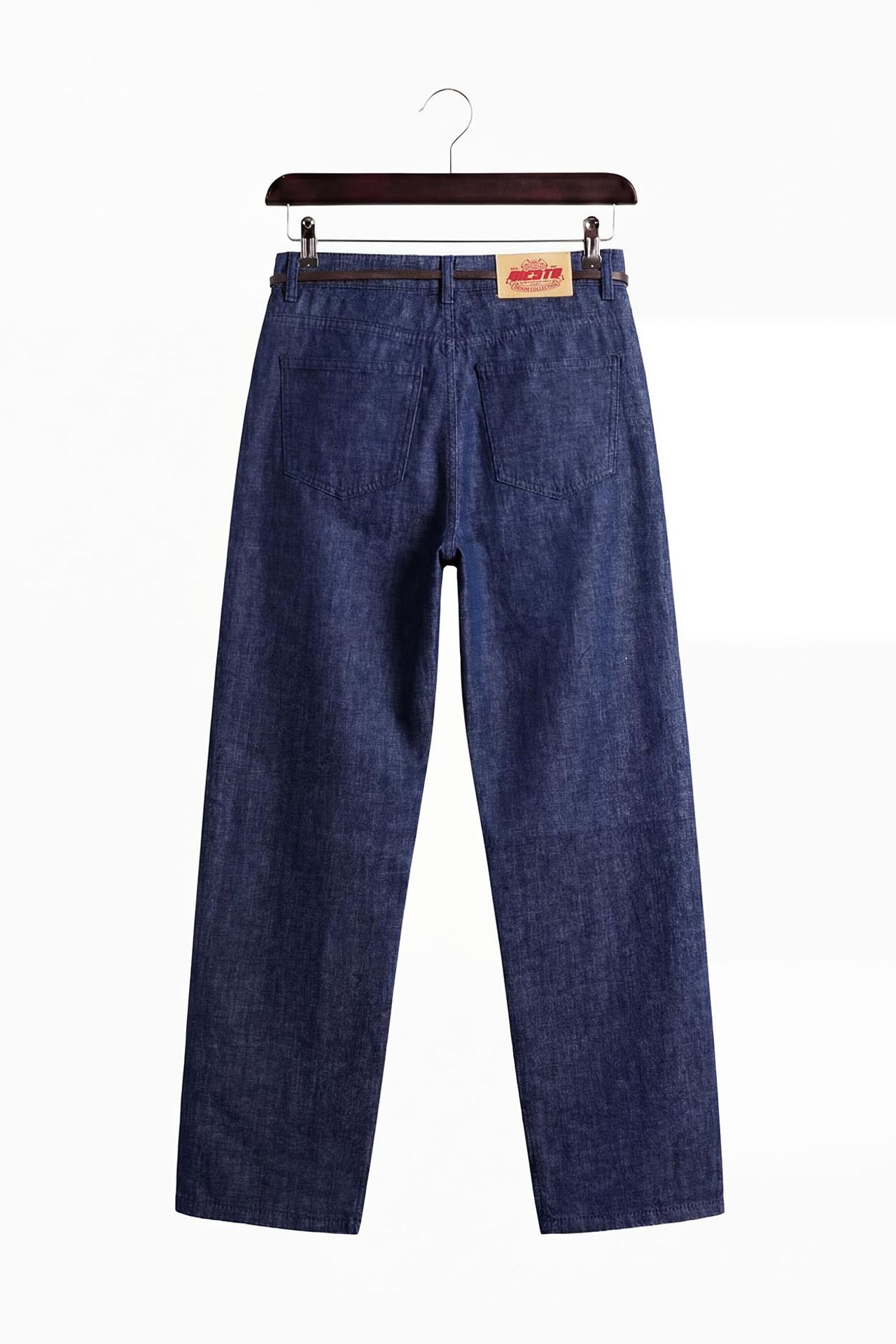 GIESTO Men's Mid-Waist Straight-Leg Denim Jeans 2