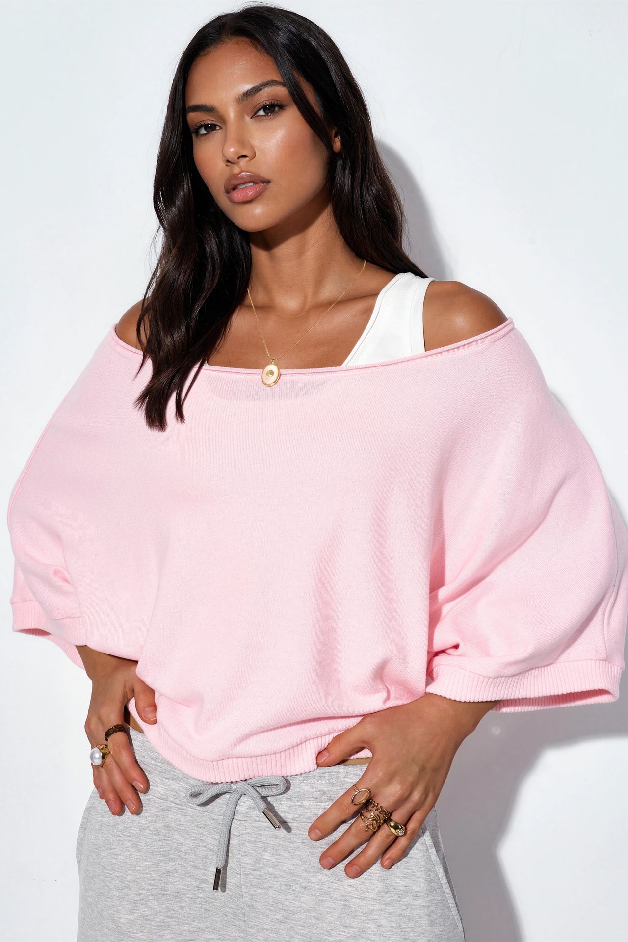 BUSEM Women's Ribbed Crew Neck Jumper 1