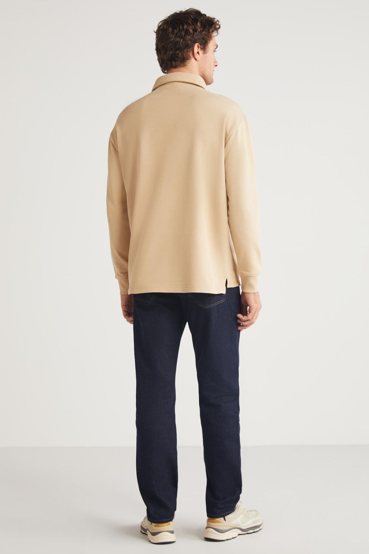GRIMELANGE Polo Yaka Fitilli Sweatshirt 6