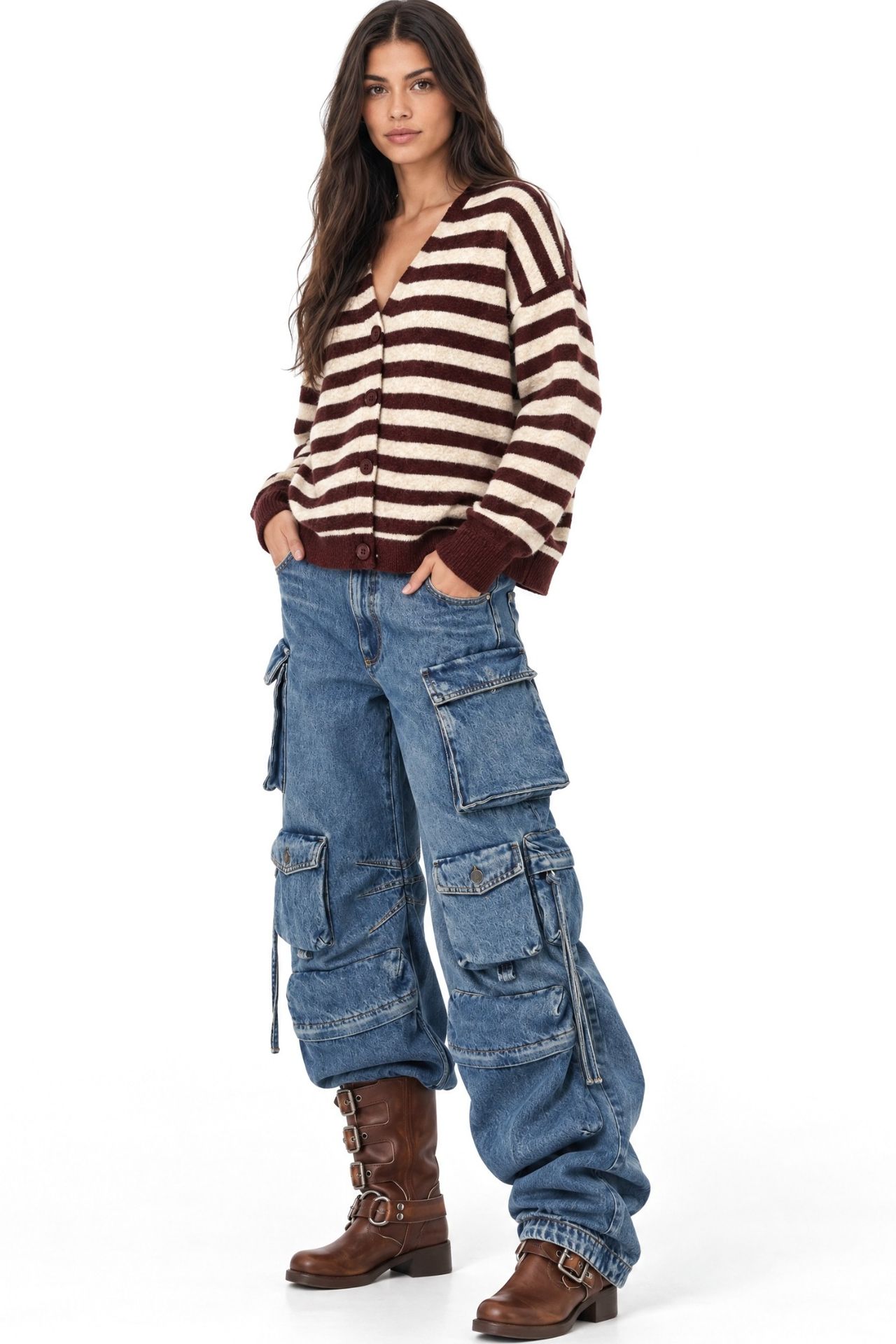 MIXRAY Cotton Blend Cardigan 3