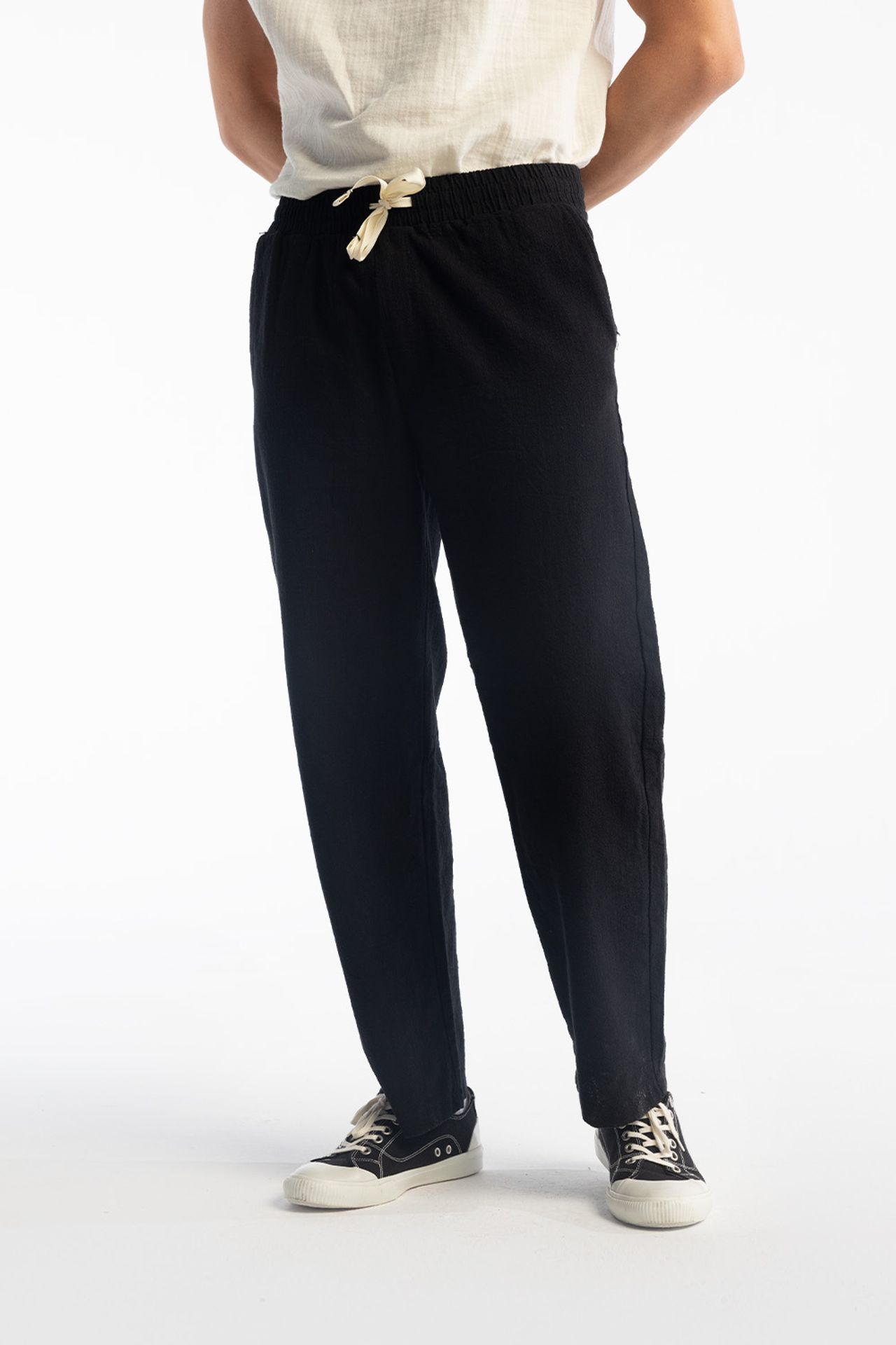 GIESTO Straight Leg Pants with Drawstring Waist 1