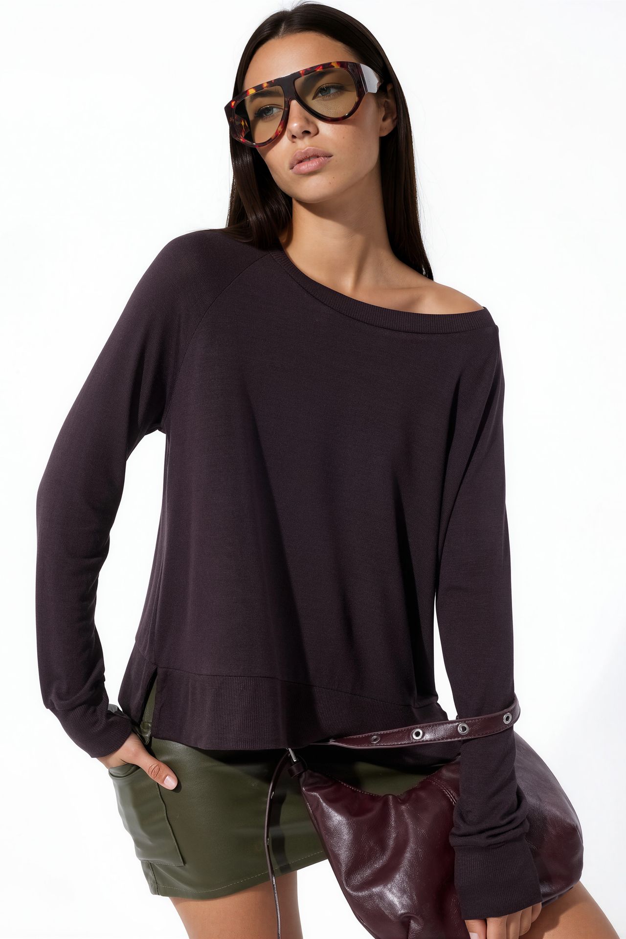 BUSEM Women's Viscose Blend Sweater 1