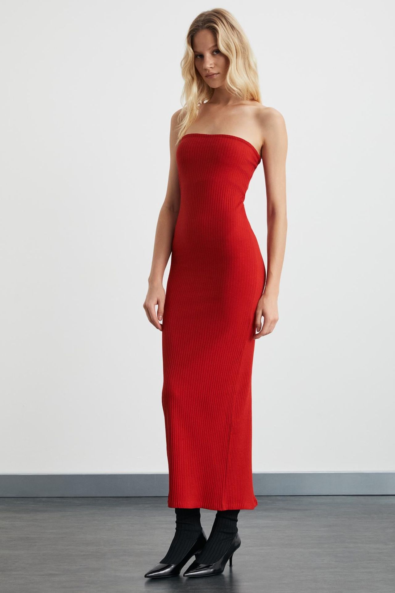 ETHIQUET Long Straight Maxi Dress 2