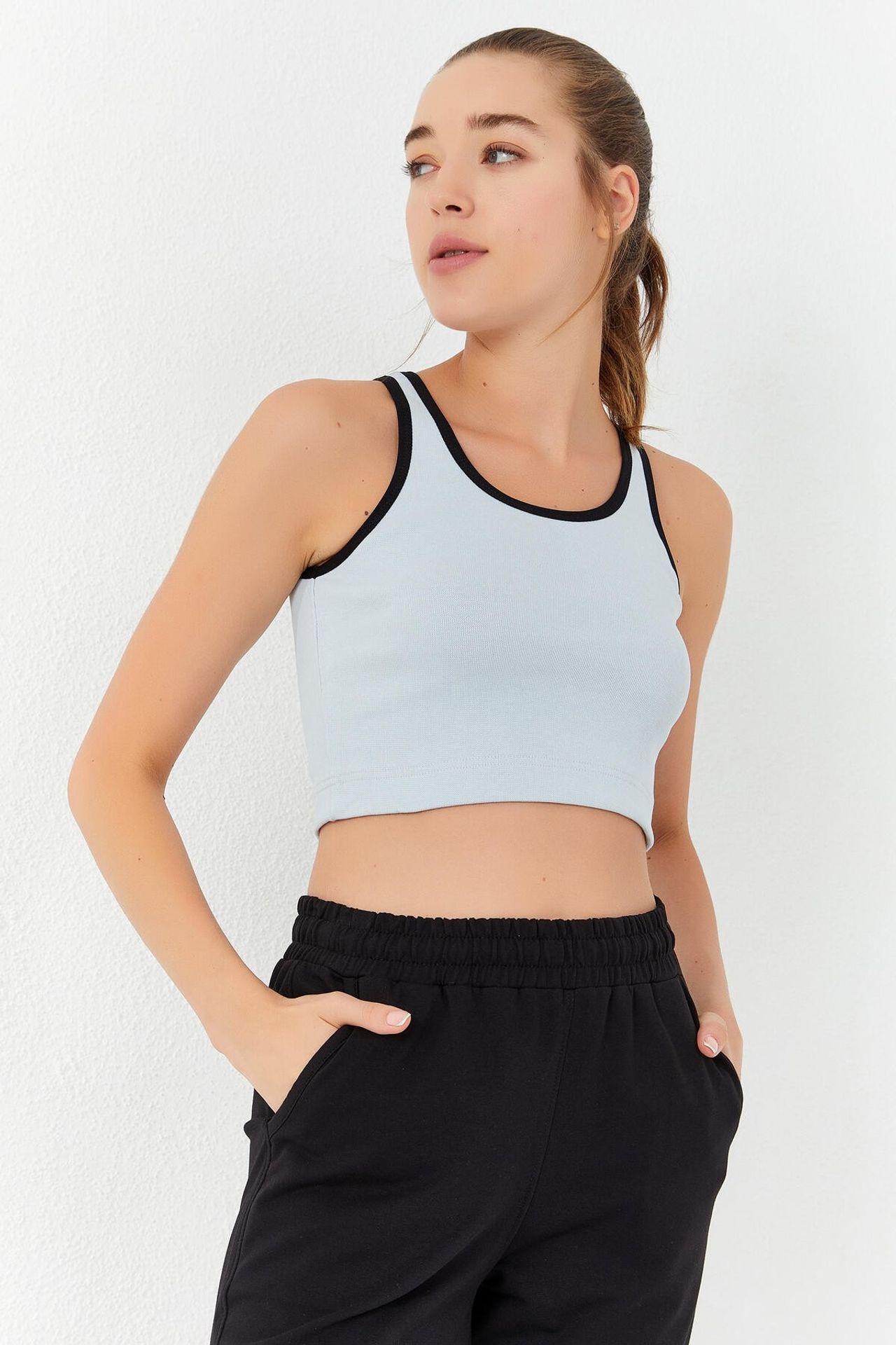 TOMMY Ribbed Sleeveless Crop Top 5