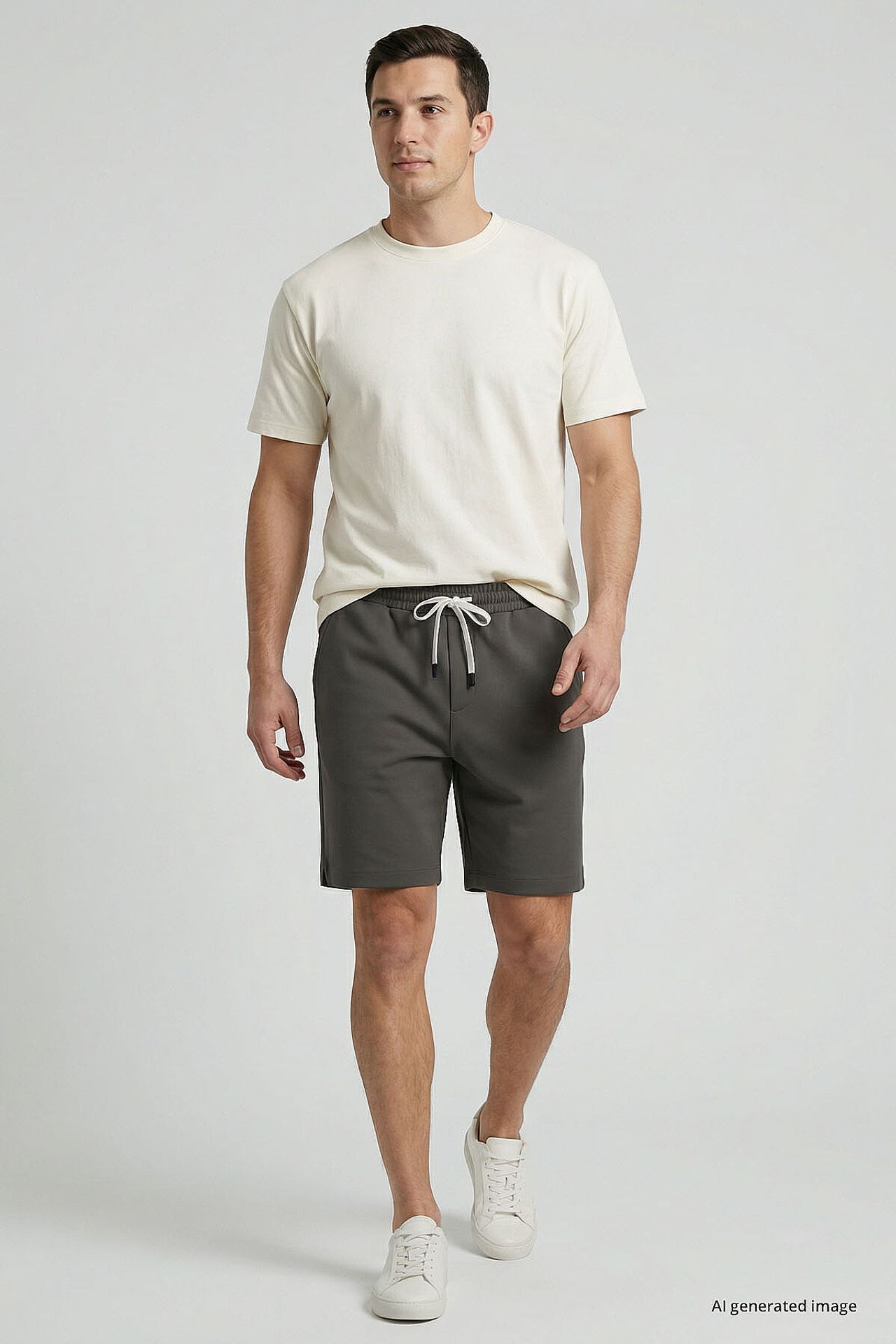 TOMMY Men's Mid Waist Jersey Shorts 5