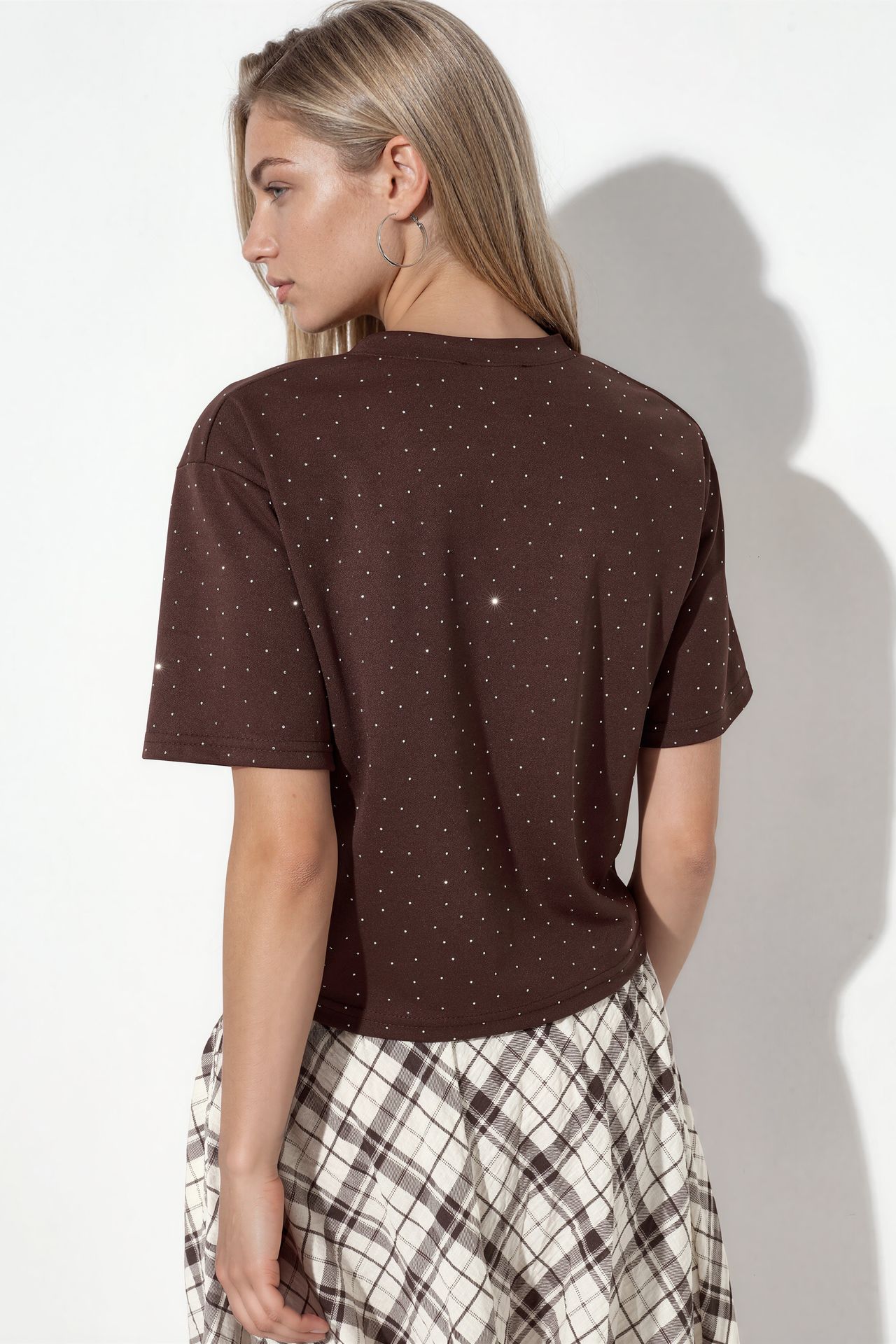 BDART Stone Detailed Crew Neck T-Shirt 3