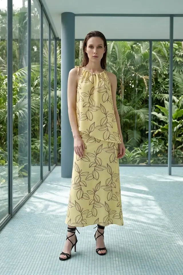 MY FASHION Lyocell Two-Piece Coord Set