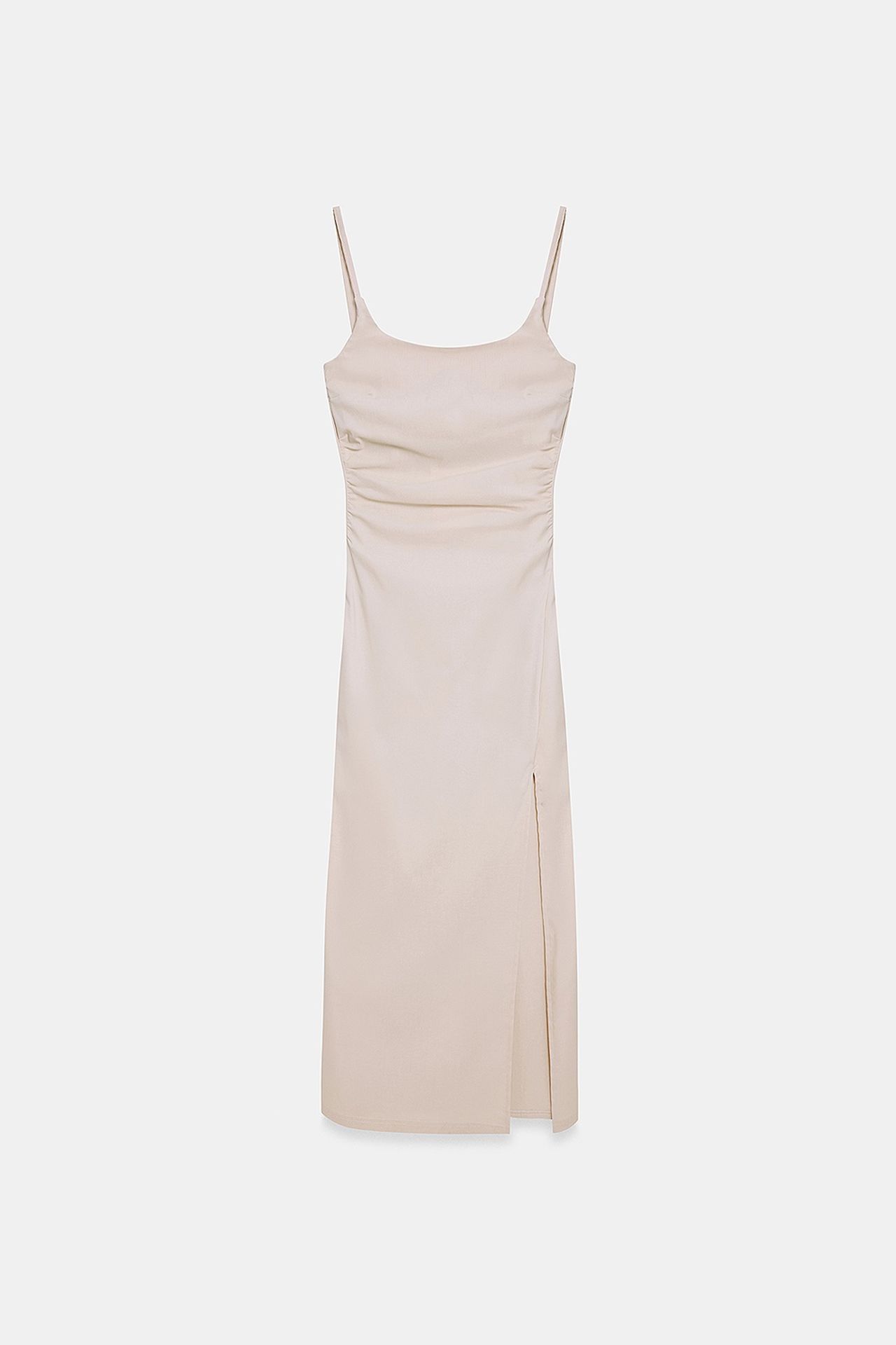DILVIN Kadın Kolsuz Bodycon Midi Elbise 6