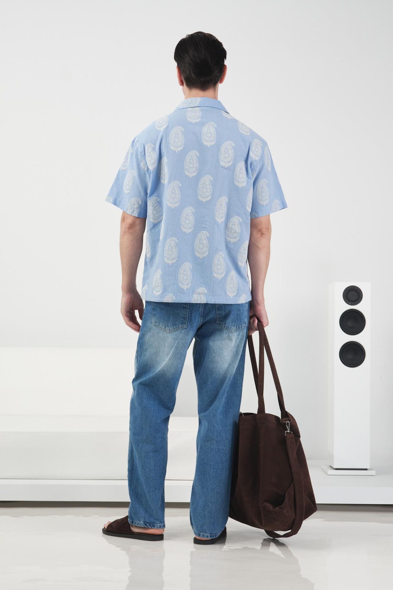 GIESTO Paisley Print Short Sleeve Shirt 4