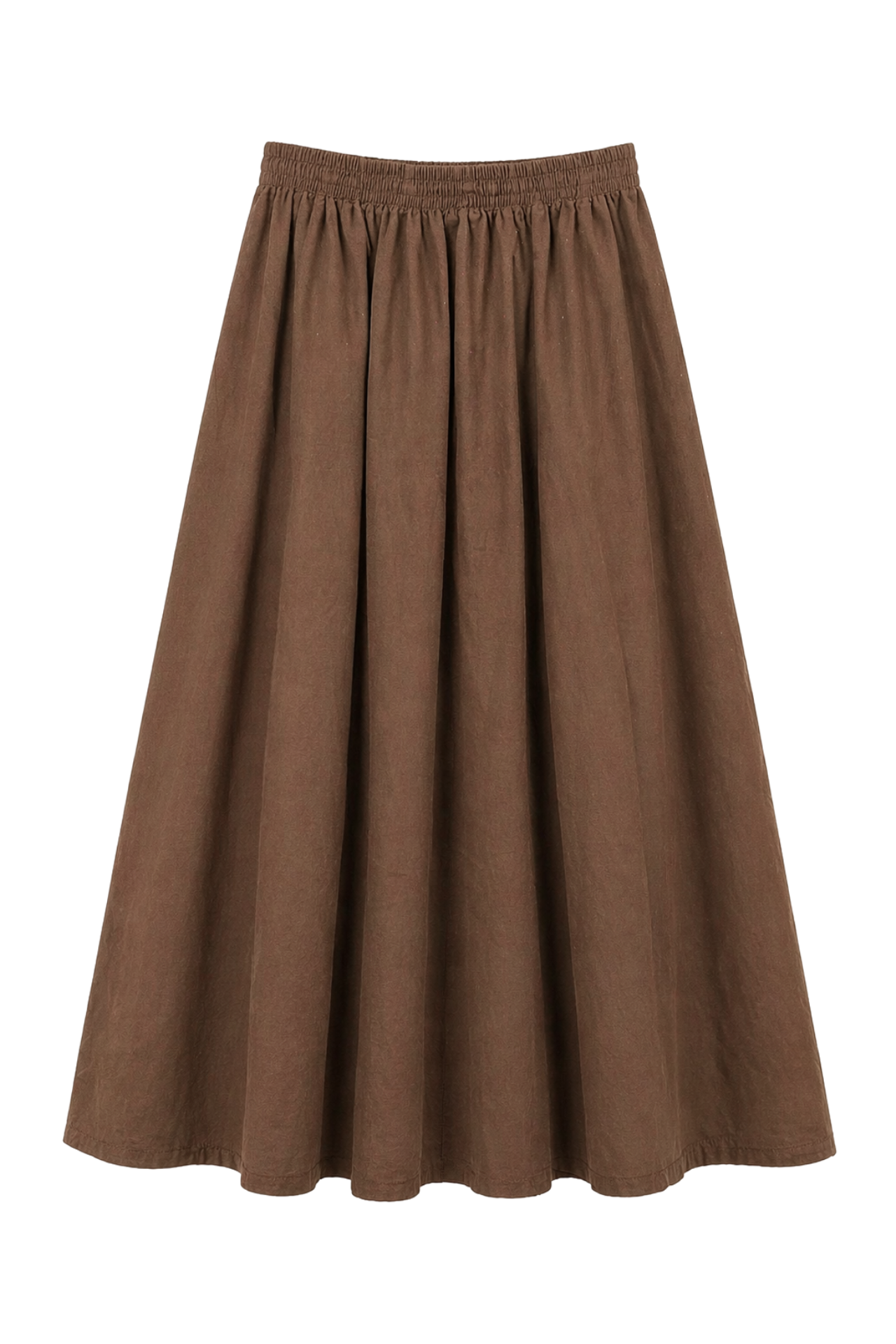 MIXRAY High Waist A-Line Midi Skirt 6