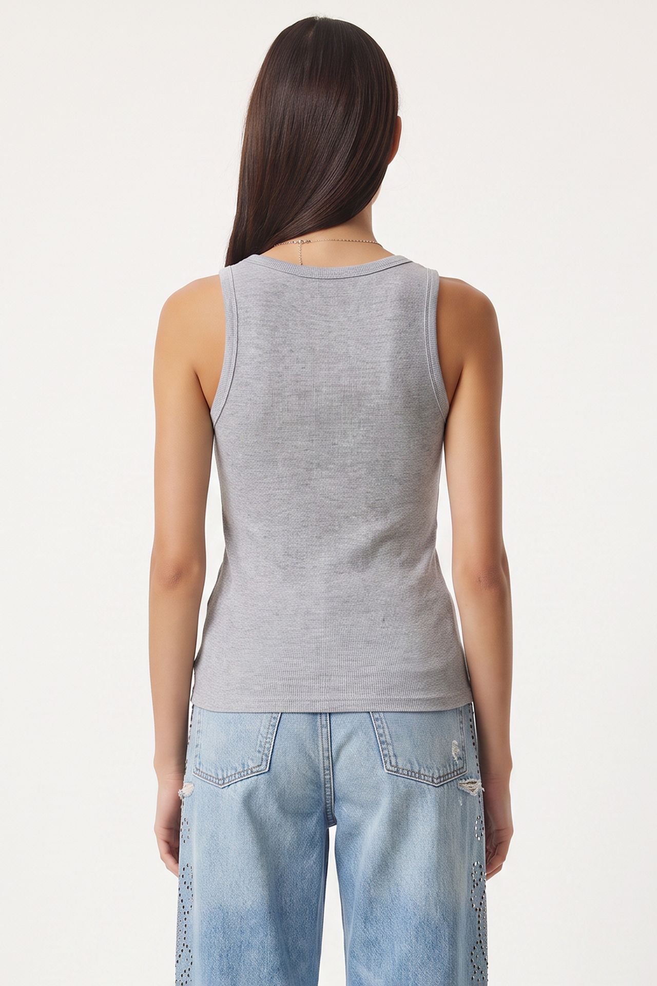 ISTANBUL 3-Pack Ribbed Cotton Cami Tops 8