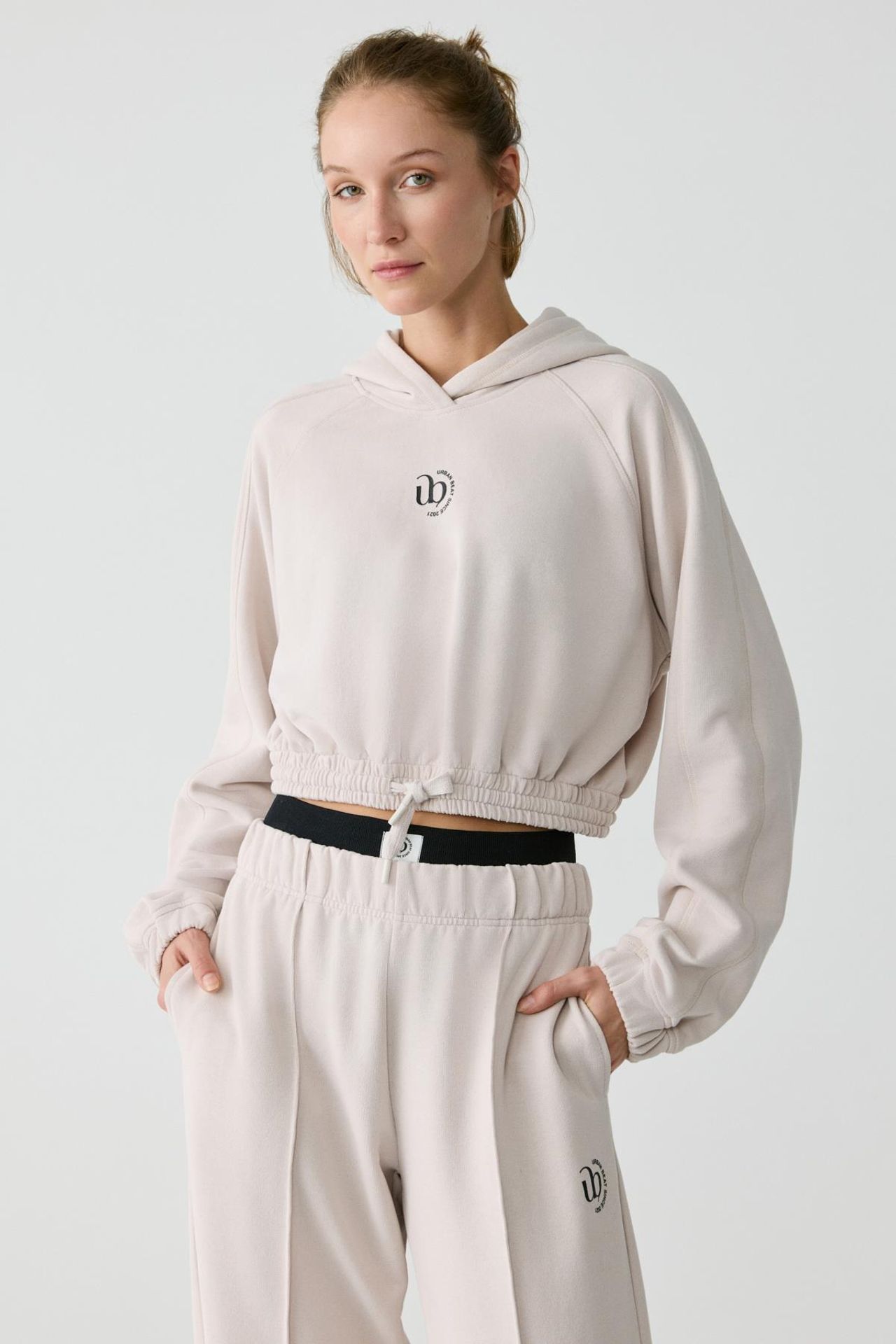 GRIMELANGE Kısa Kapüşonlu Rahat Sweatshirt 4