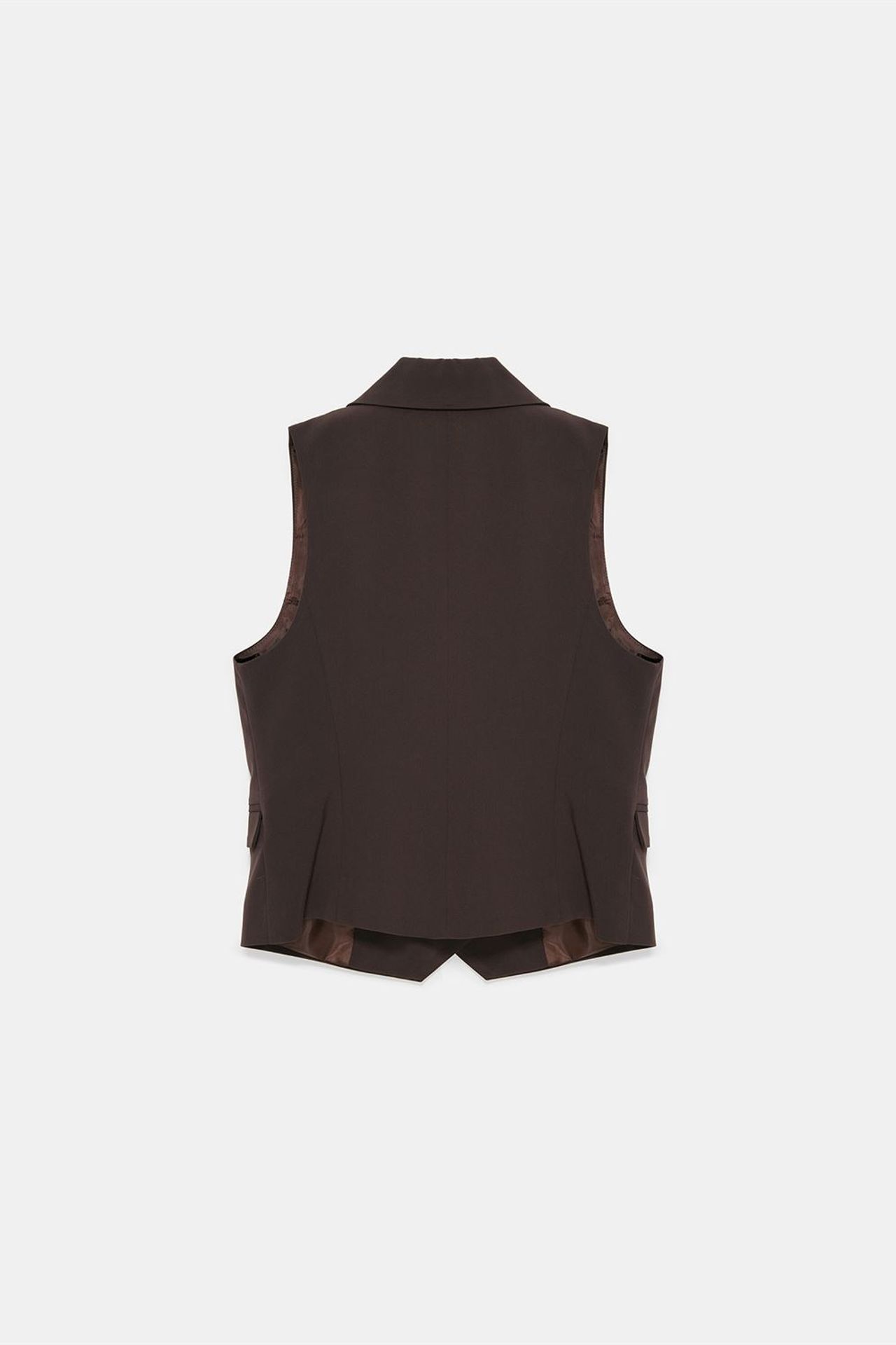 DILVIN Women's Shawl-collar Woven Waistcoat 7
