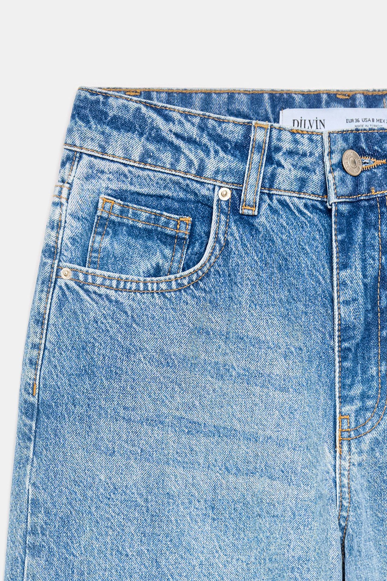 DILVIN Women's Straight-Leg Jeans 7