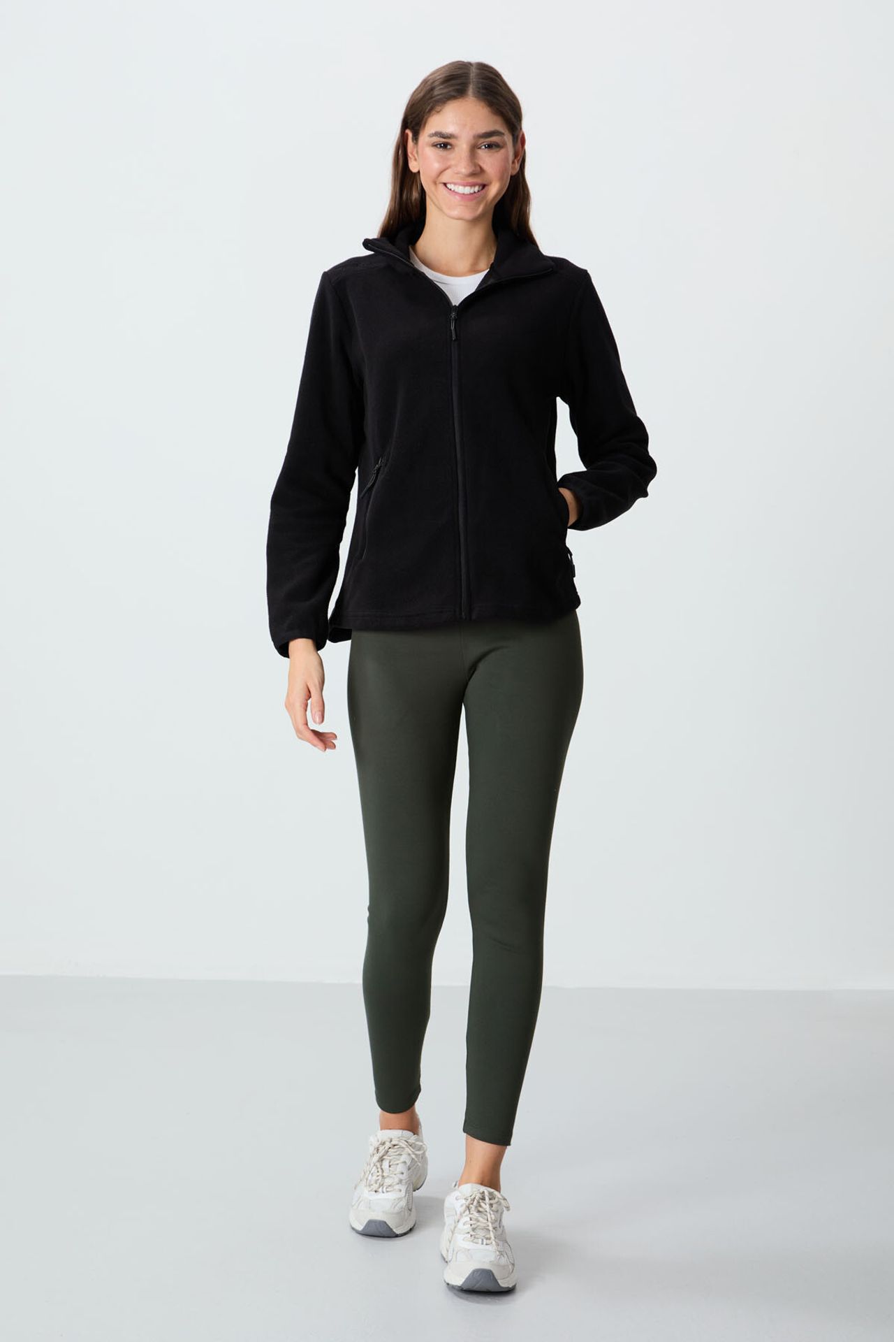 TOMMY Women's Plush Zip-Front Sweatshirt