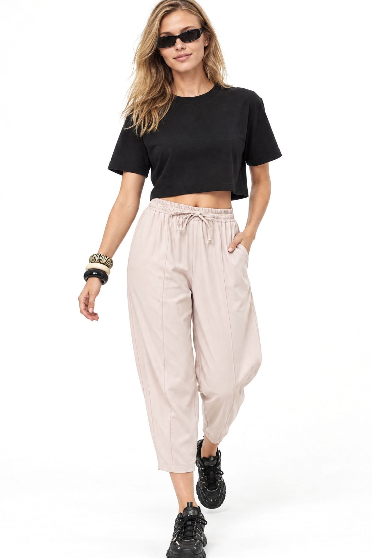 Mixray Salwar Fit Drawstring Pants 3