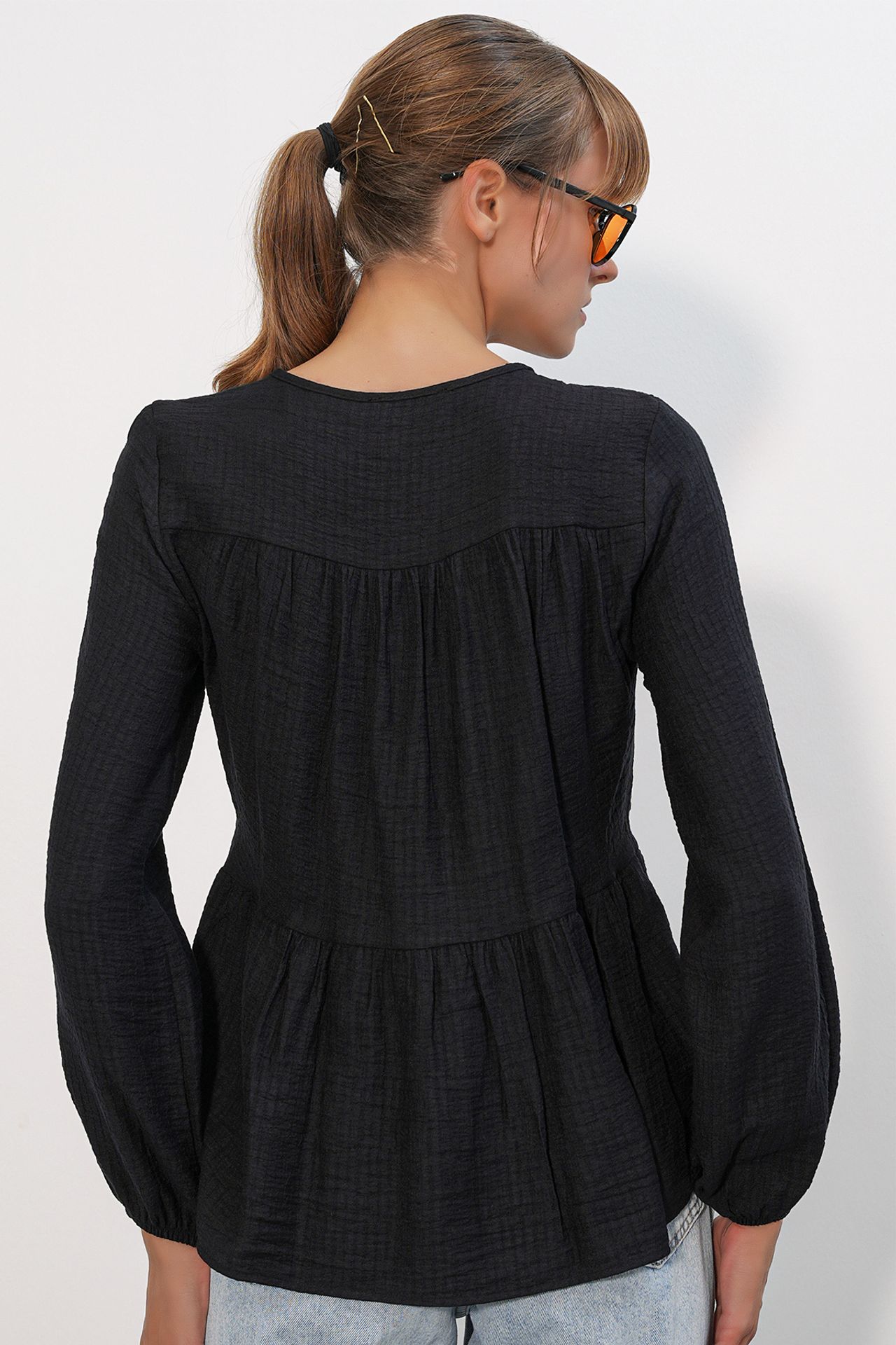 BDART Textured Tie-Front Blouse 6