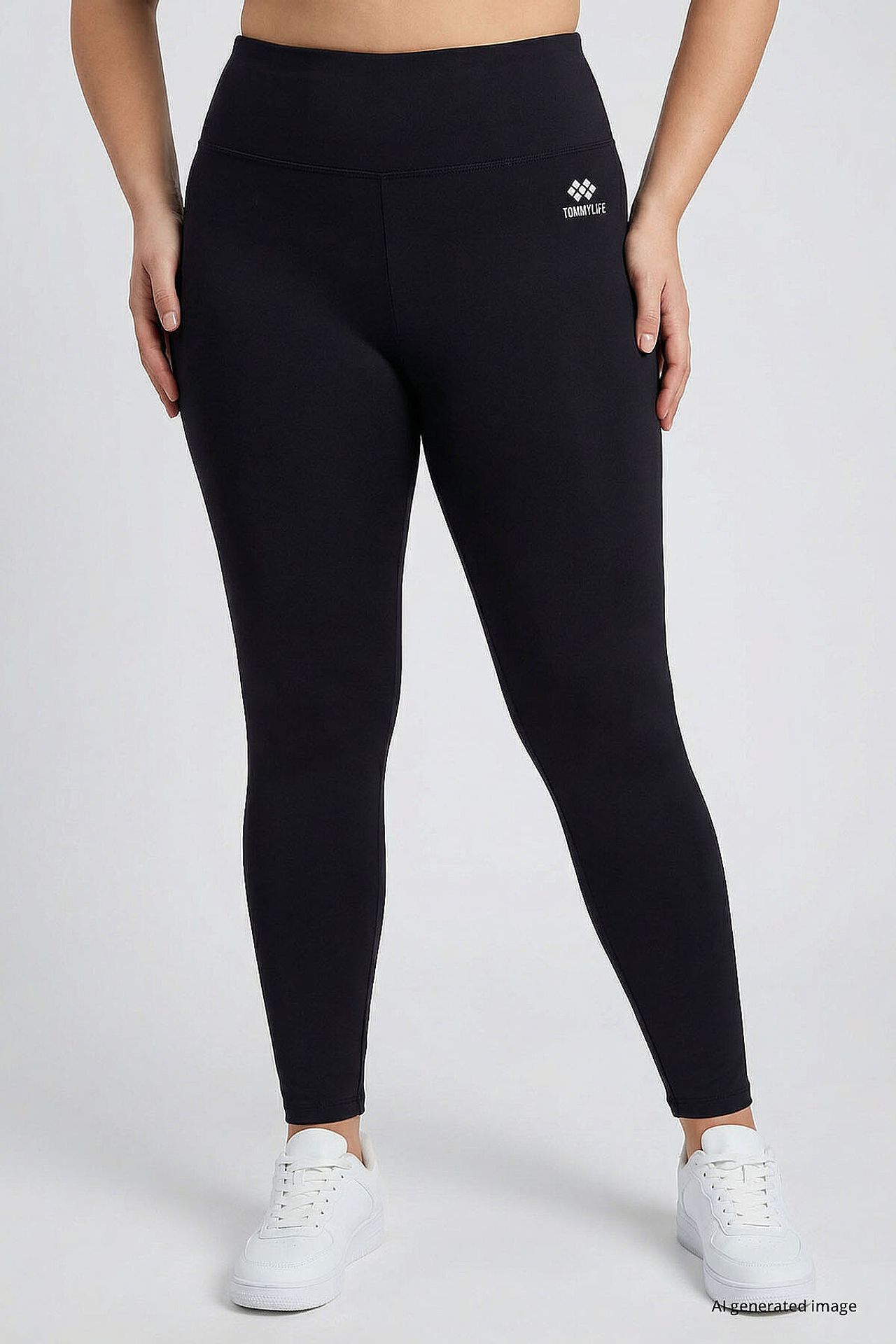 TOMMY Women's Polyester Elastane Leggings 3