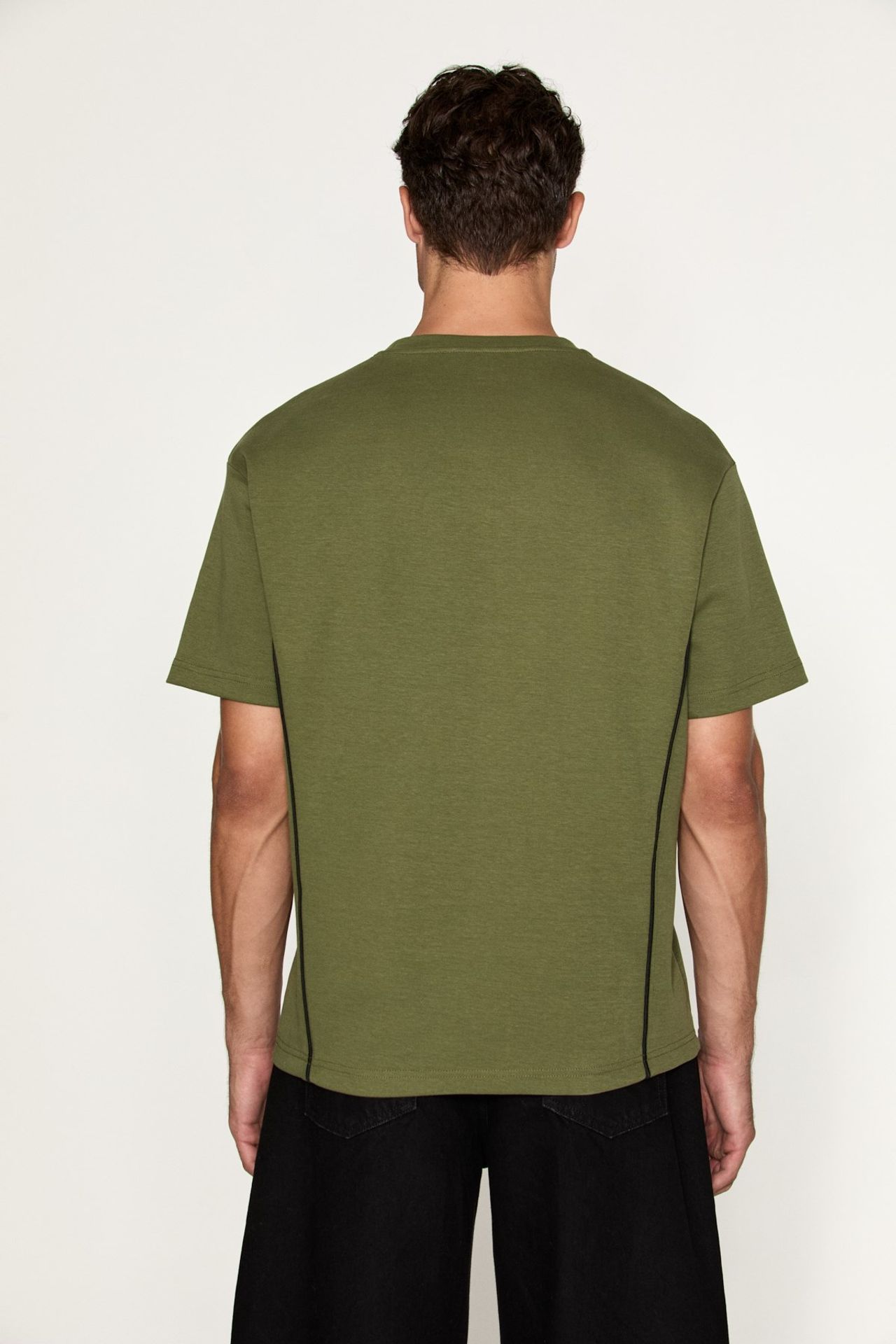 GRIMELANGE Straight Crew Neck Short Sleeve T-Shirt 2