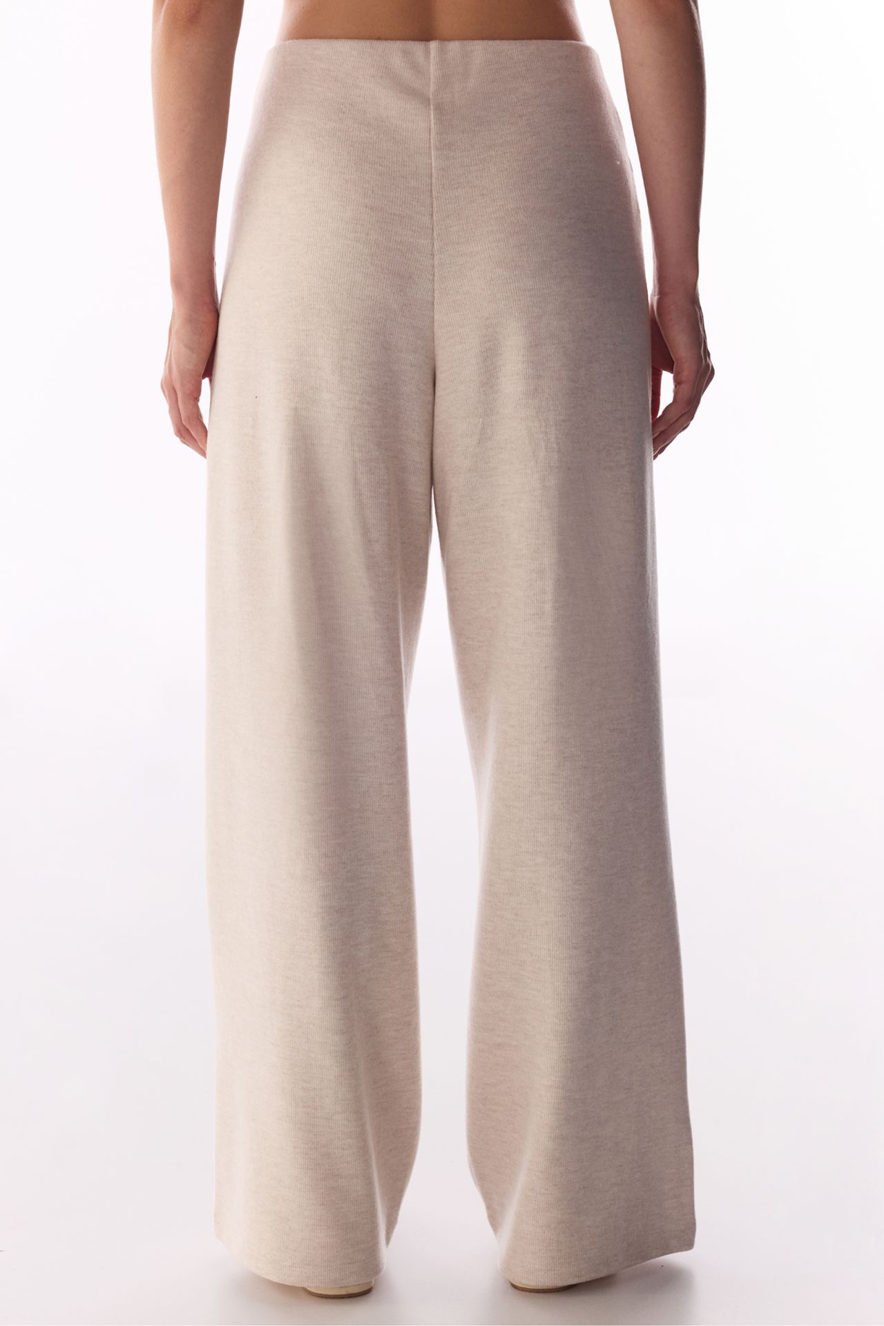 PENTI Melange Warm Wide Leg Trousers 3