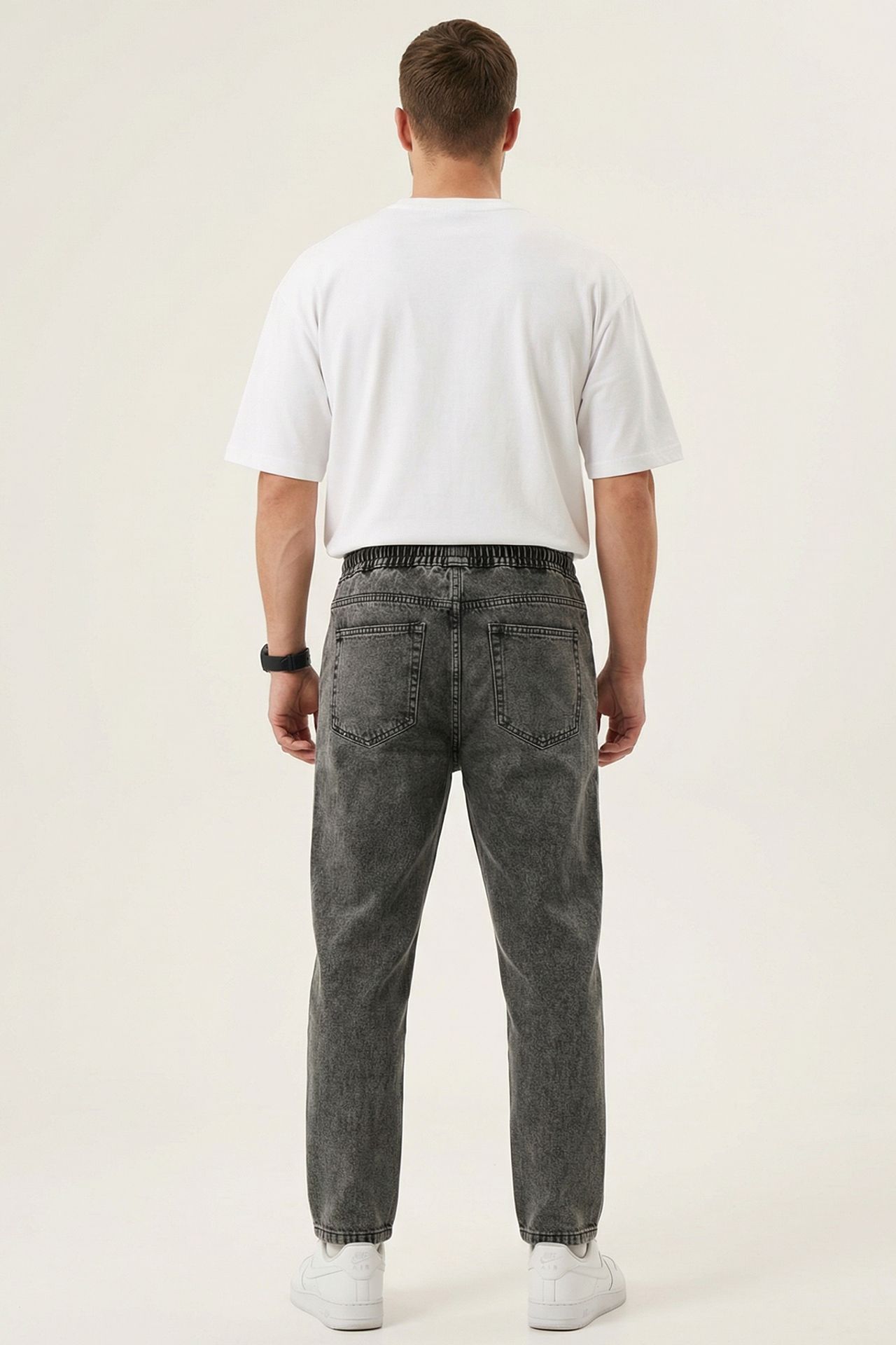 BDART Relaxed Fit Denim Pants with Drawstring Waist 4