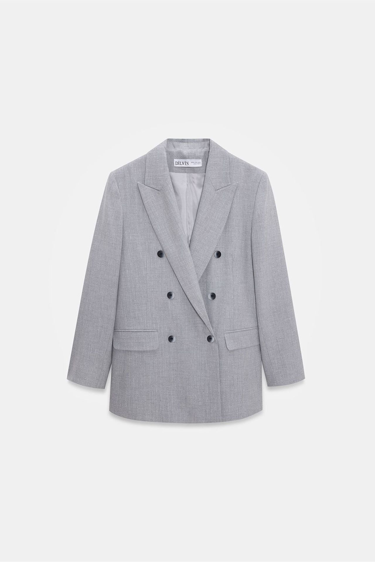 DILVIN Kadın Krep Blazer Ceket 5