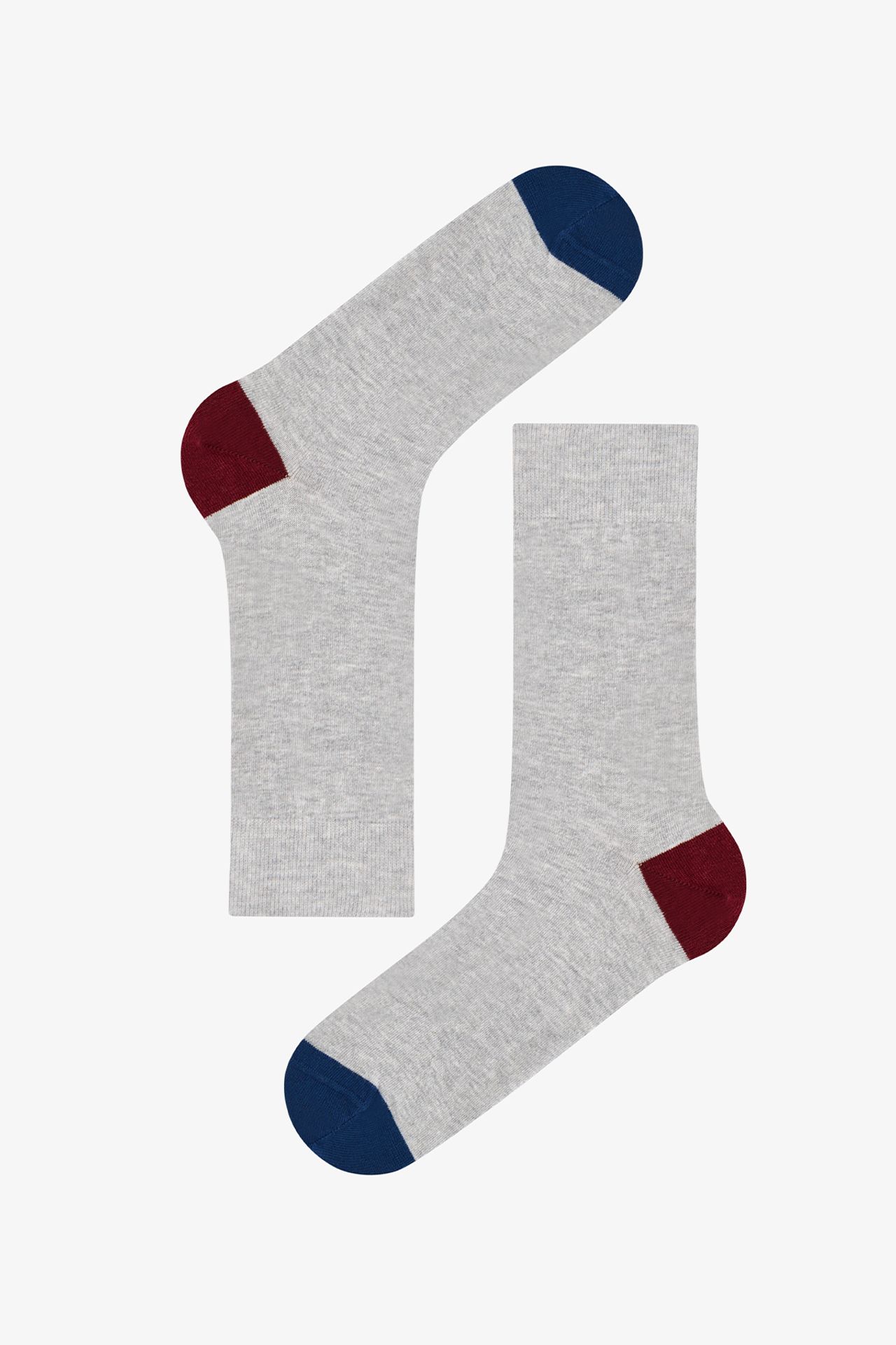 PENTI Men's Groove Striped Pair Crew Socks 2