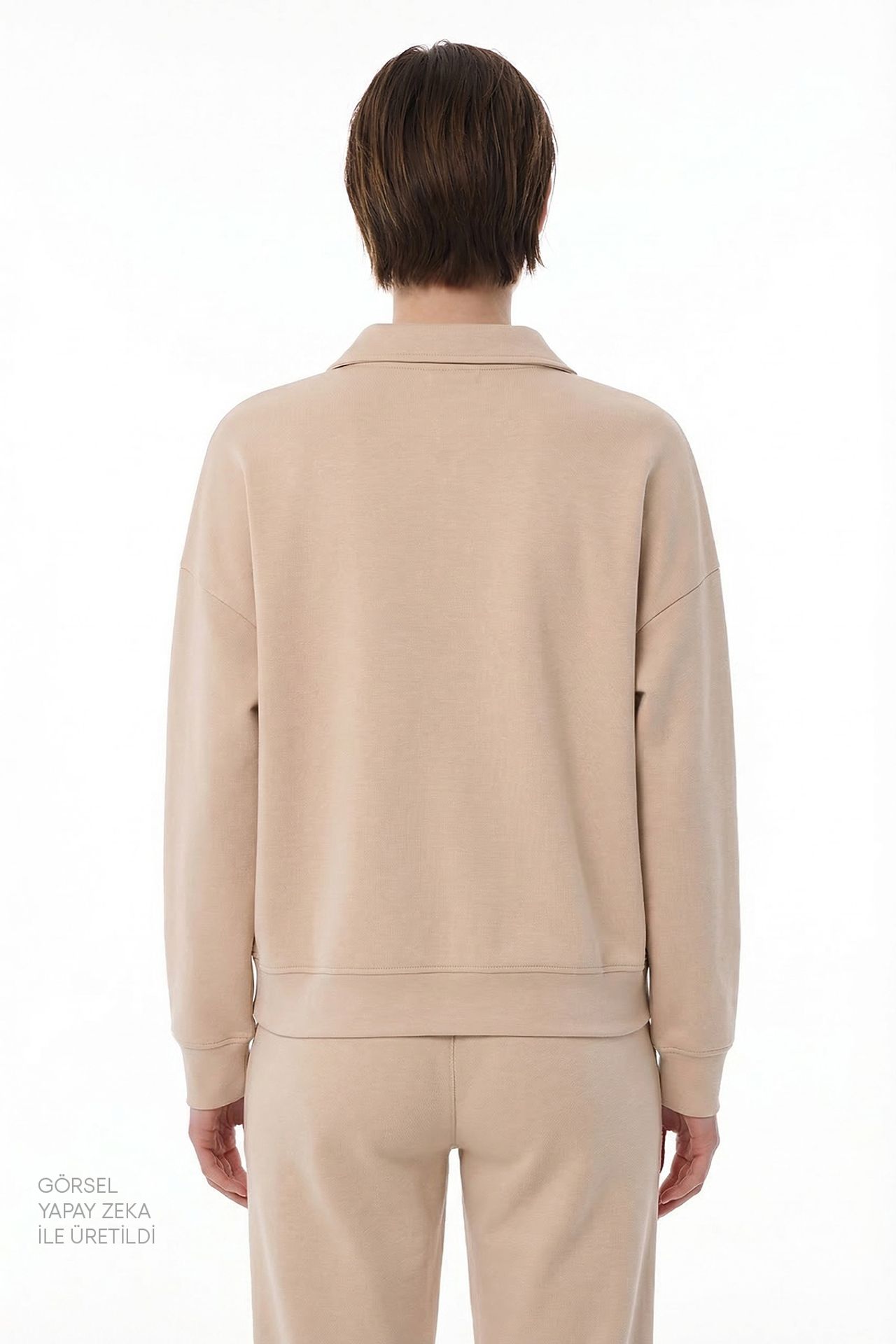 PENTI Polo Collar Modal Sweatshirt 3