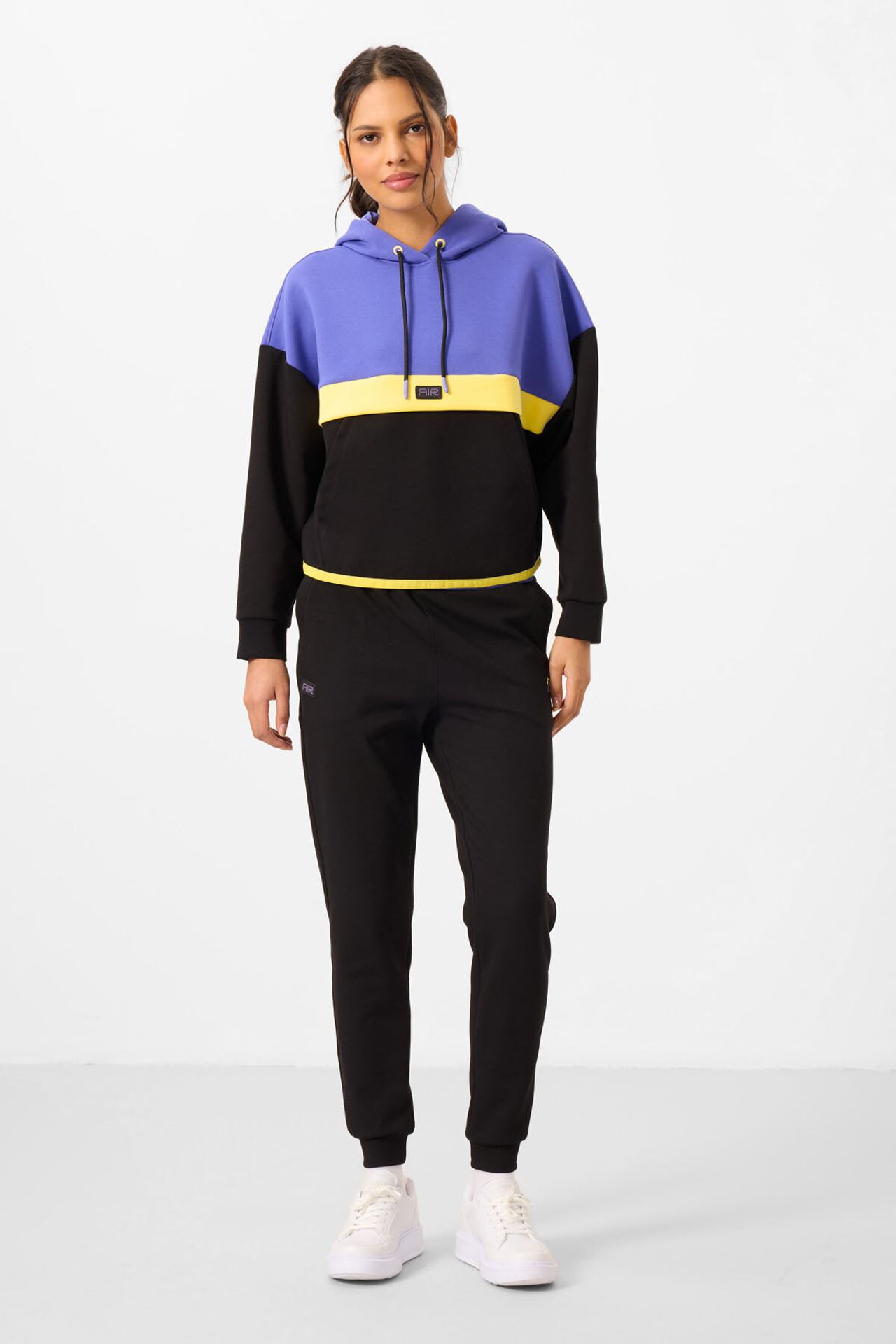 TOMMY Color-Blocked Hooded Sweatshirt And Pants Set 4