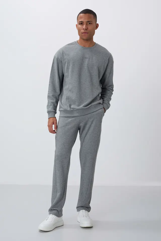 TOMMY Men's Long Sleeve Crew Neck Sweatshirt And Pants Set
