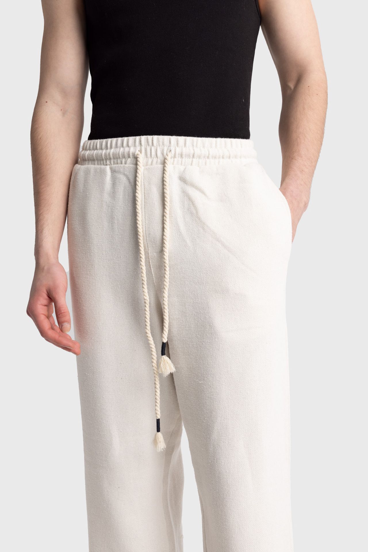 GIESTO Men's Cotton Knit Pants 4