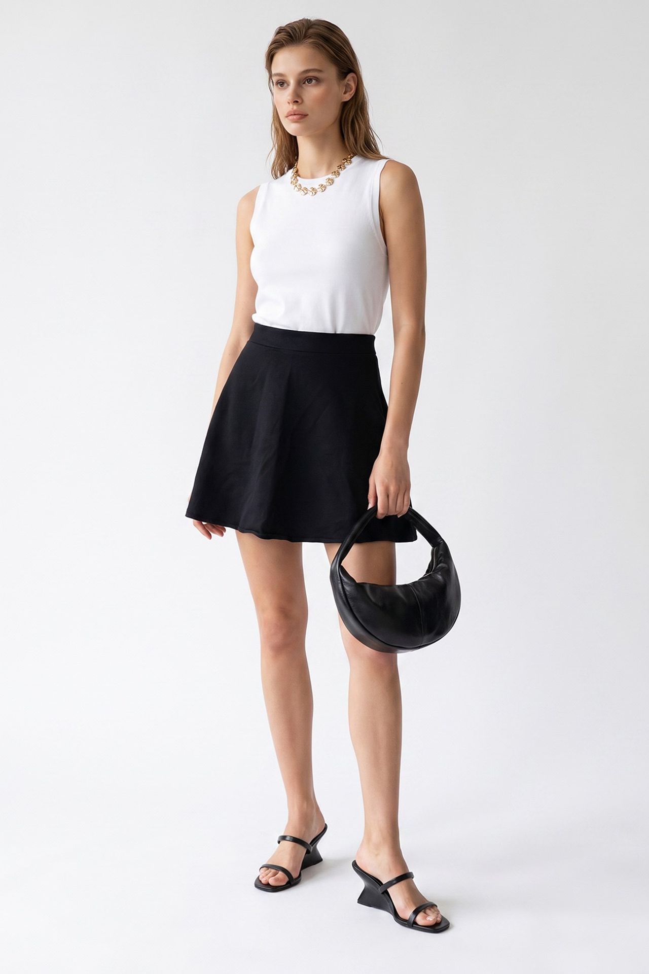 MIXRAY Cotton Skirt 5