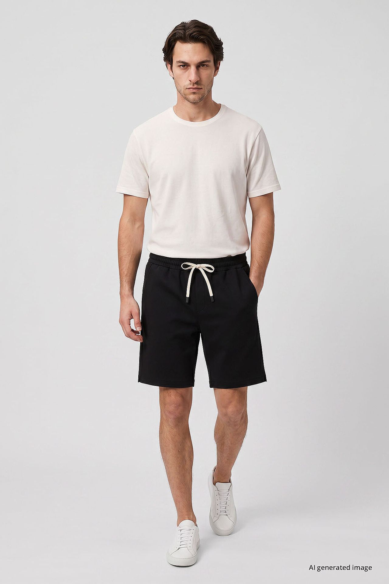 TOMMY Men's Polyester-Elastane Shorts 2
