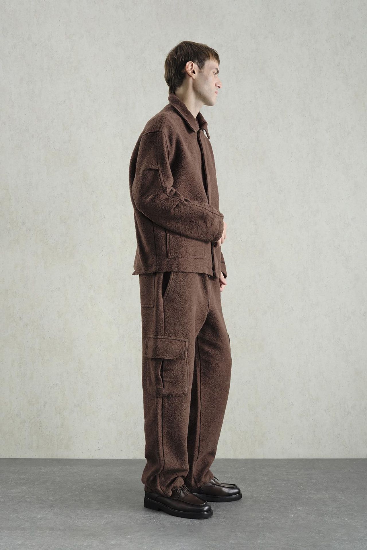 GIESTO Textured Jacquard Cotton Jacket 3