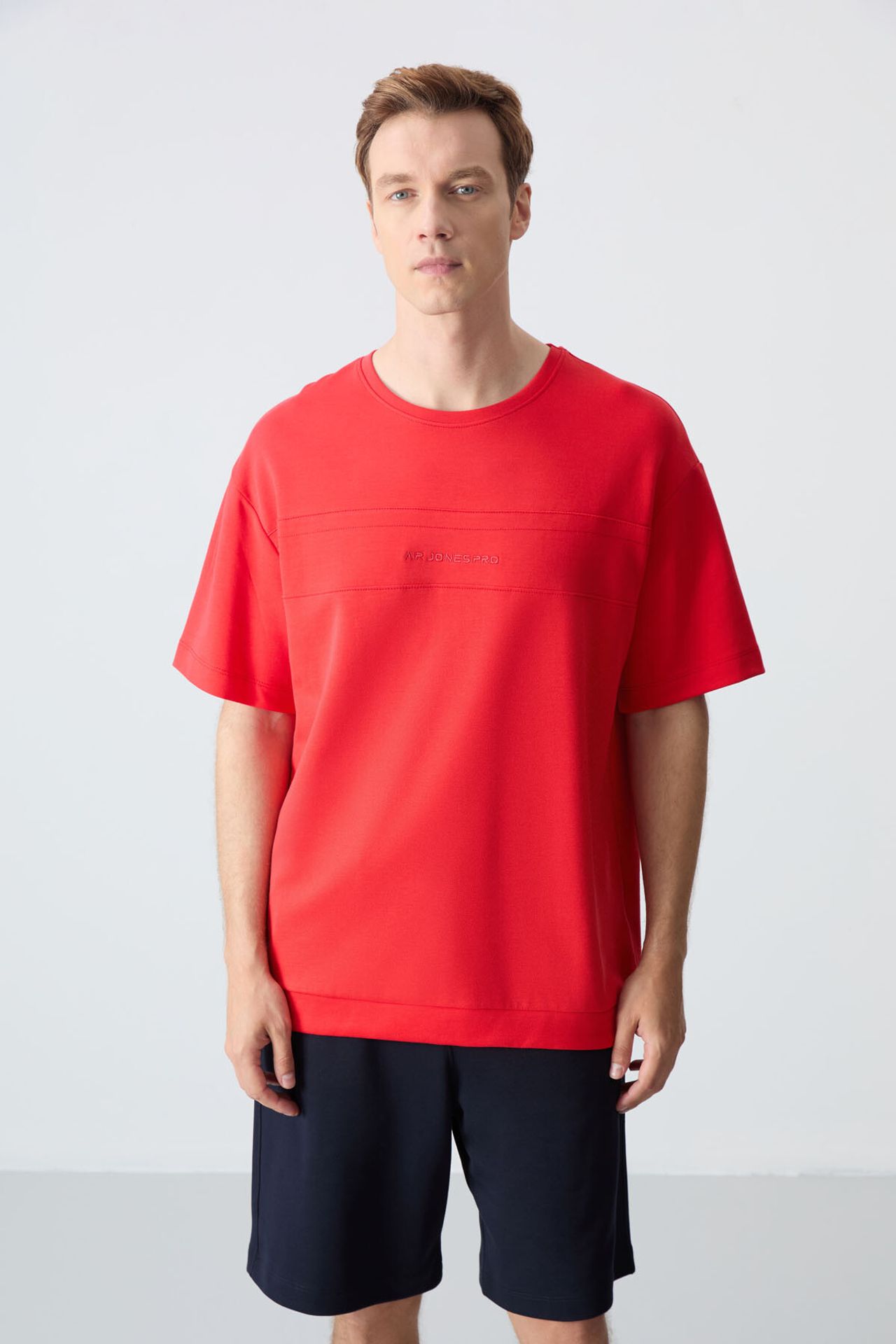 TOMMY Men's Oversized Cotton-Blend T-Shirt And Shorts Set 2
