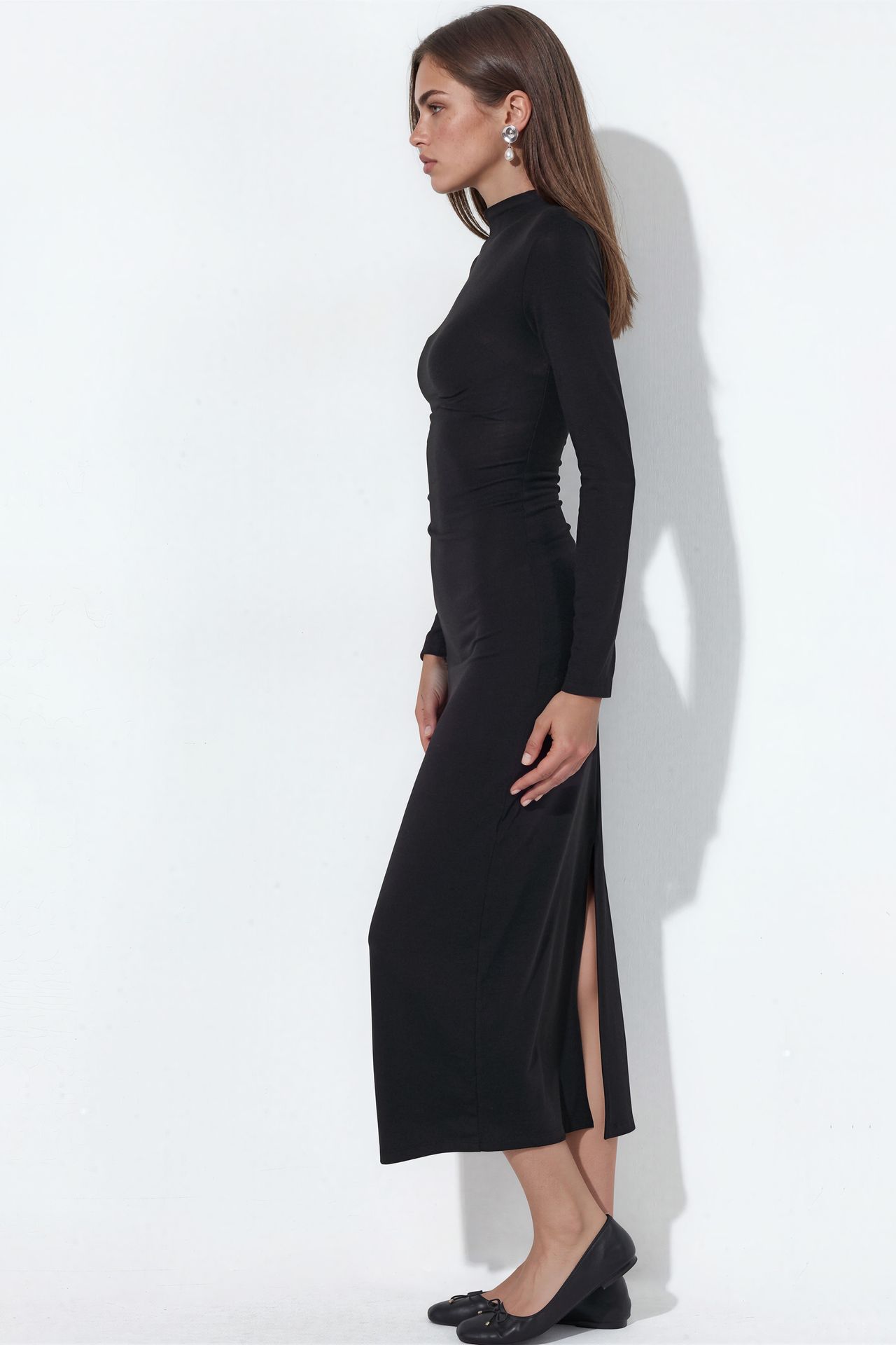 BUSEM Straight Midi Jersey Dress 2