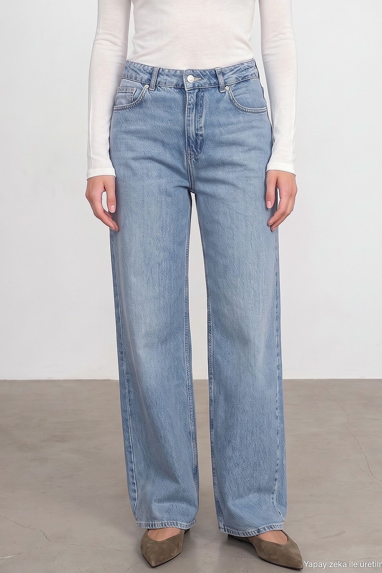 DILVIN Women’s Straight-Leg Jeans 4