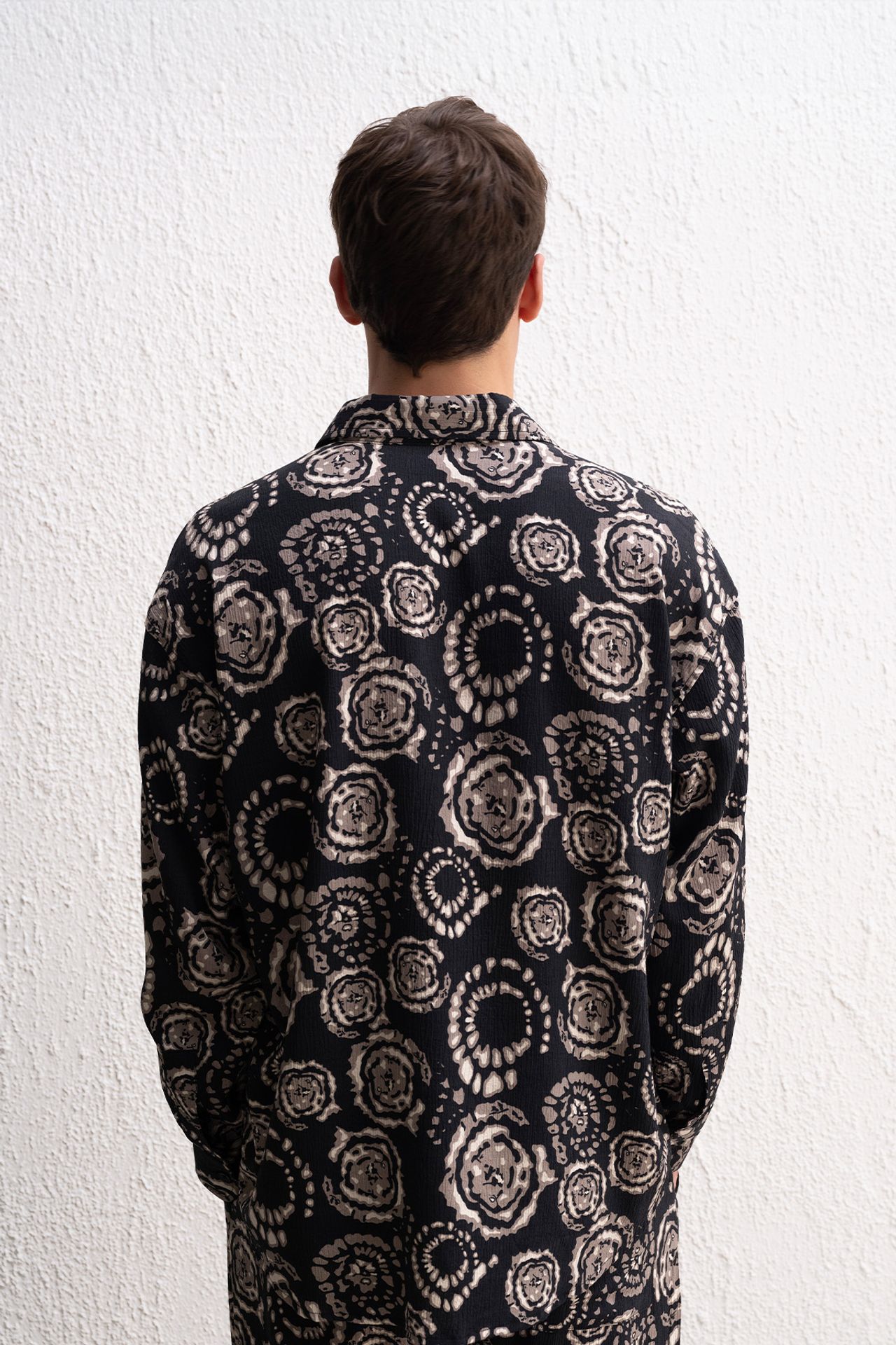 GIESTO Abstract Pattern Button-Up Shirt 3