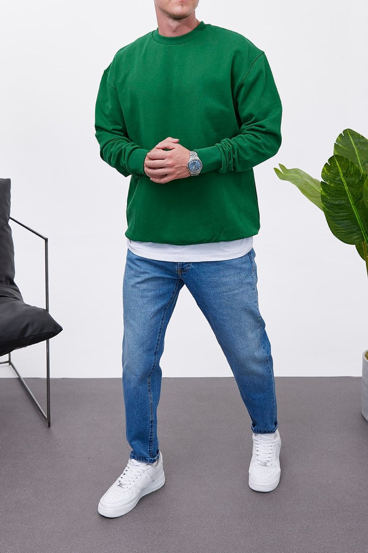 NOMARC Regular Fit Bisiklet Yaka Sweatshirt 1