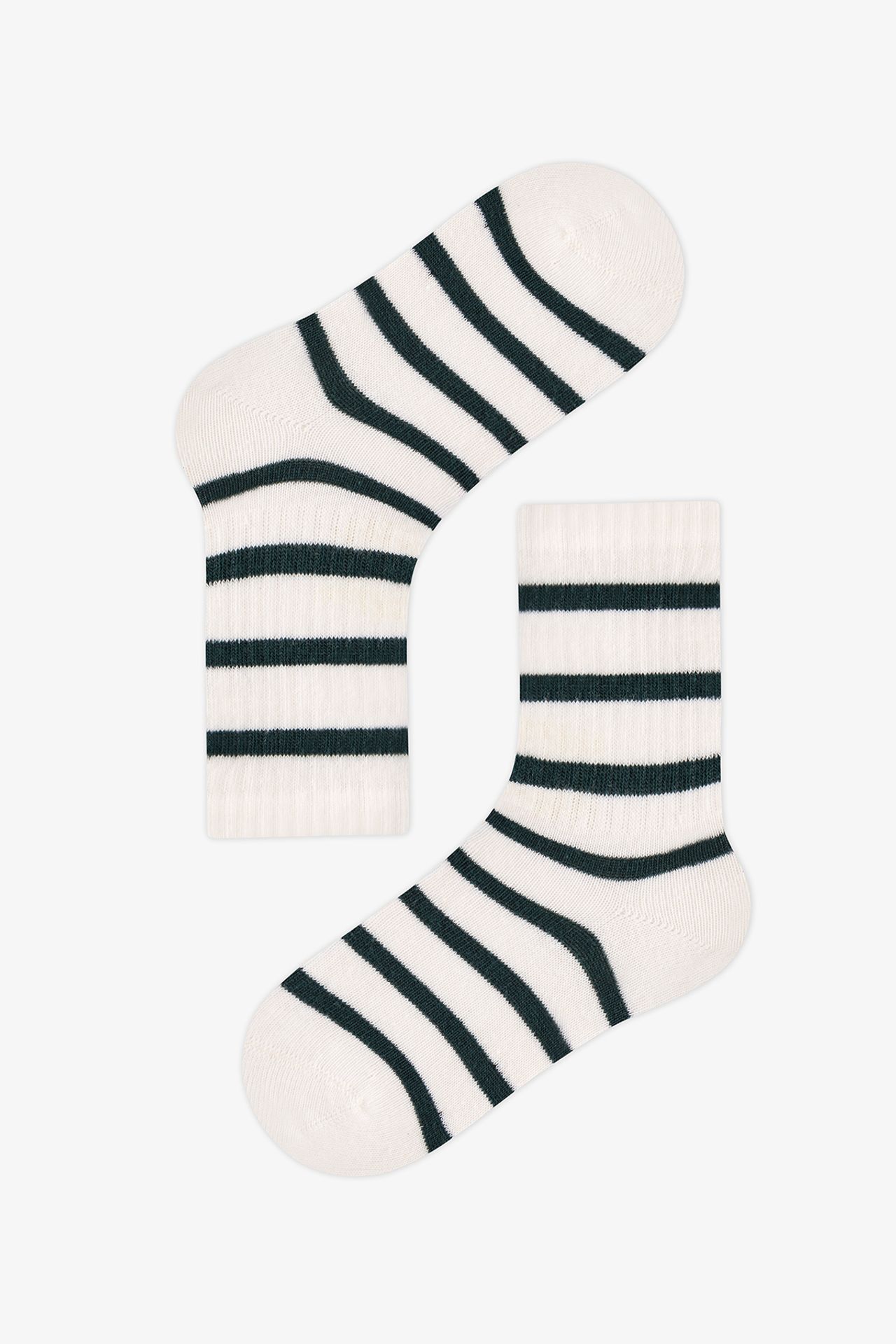 PENTI Boys' Sailor Striped 2-Pack Crew Socks 4