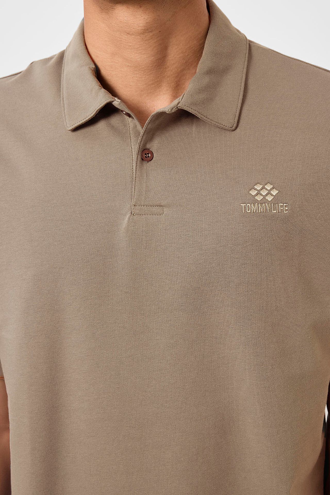 TOMMY Men's Cotton Elastane Polo T-Shirt 4